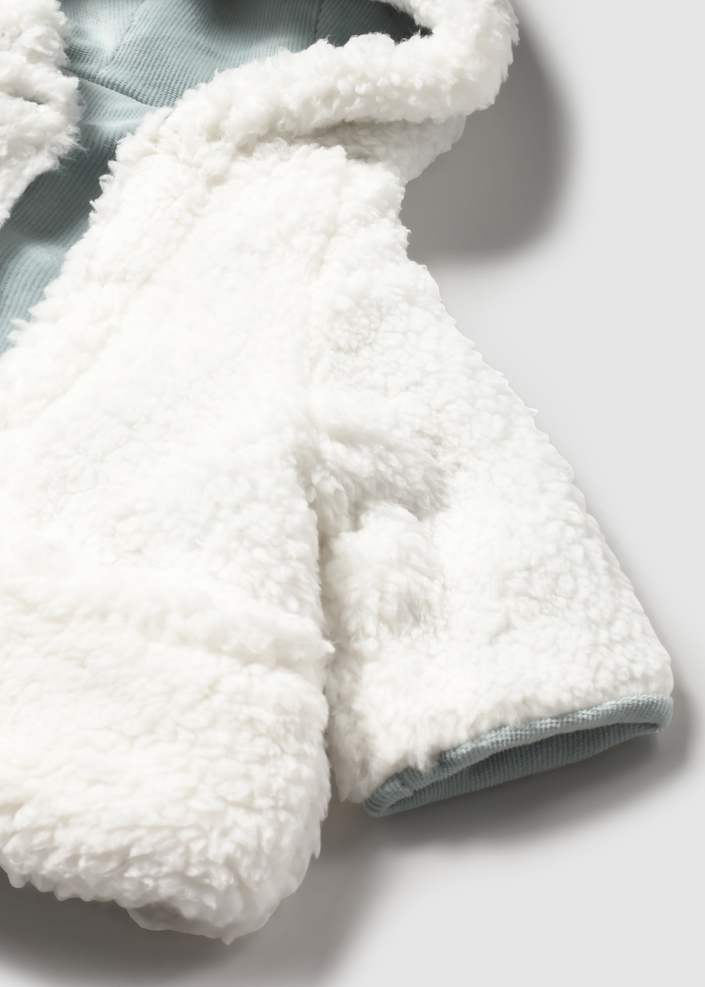 Newborn reversible sheepskin coat