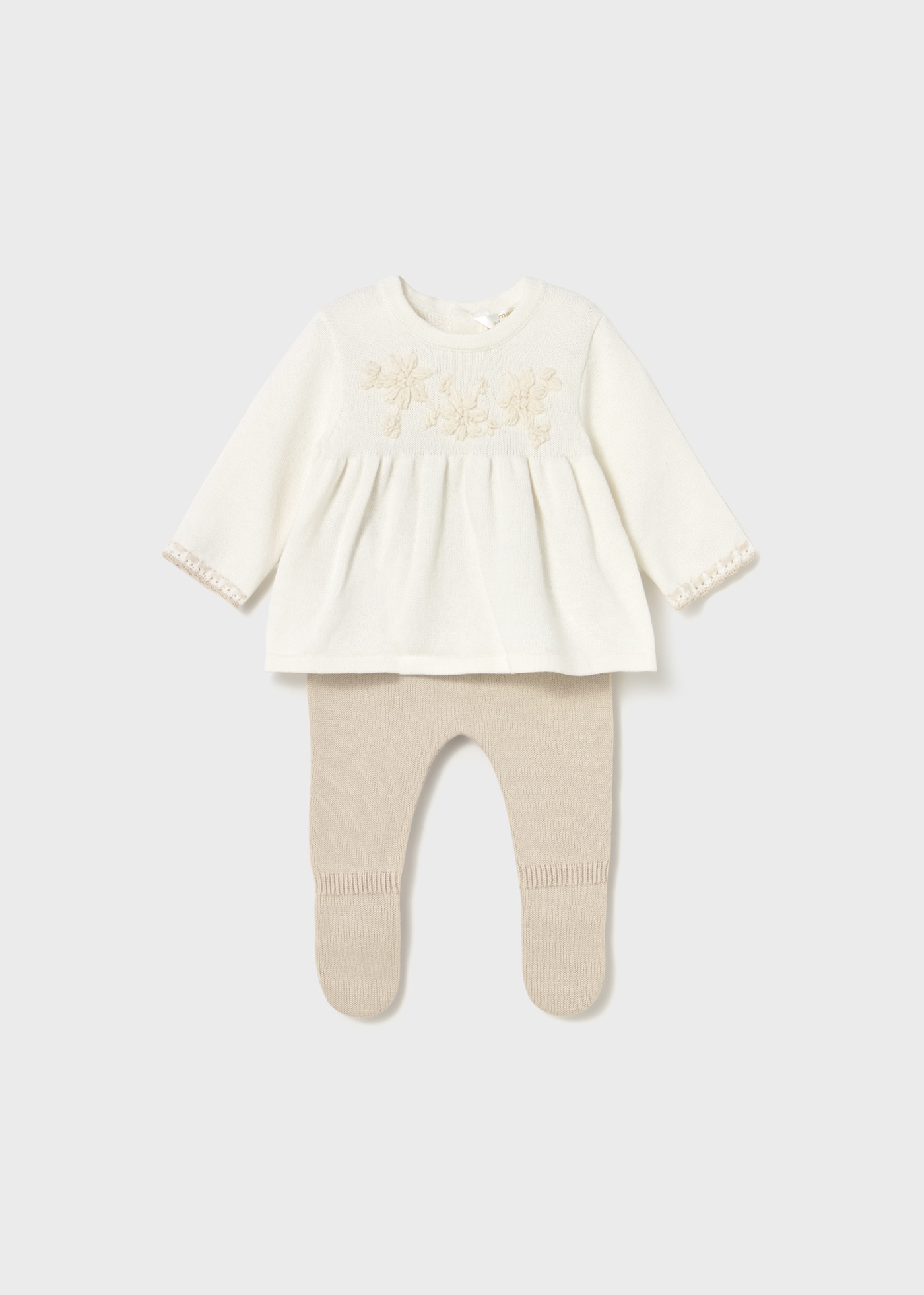 Newborn Girl Pants and Sweater Set