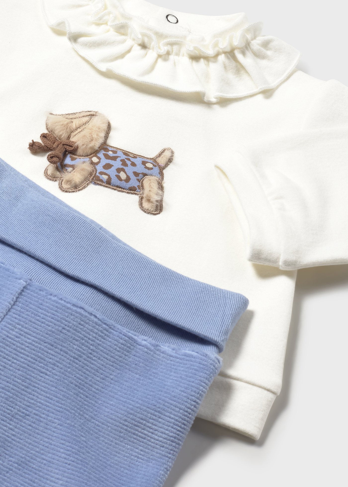 Newborn Girl Pants and Sweatshirt Set