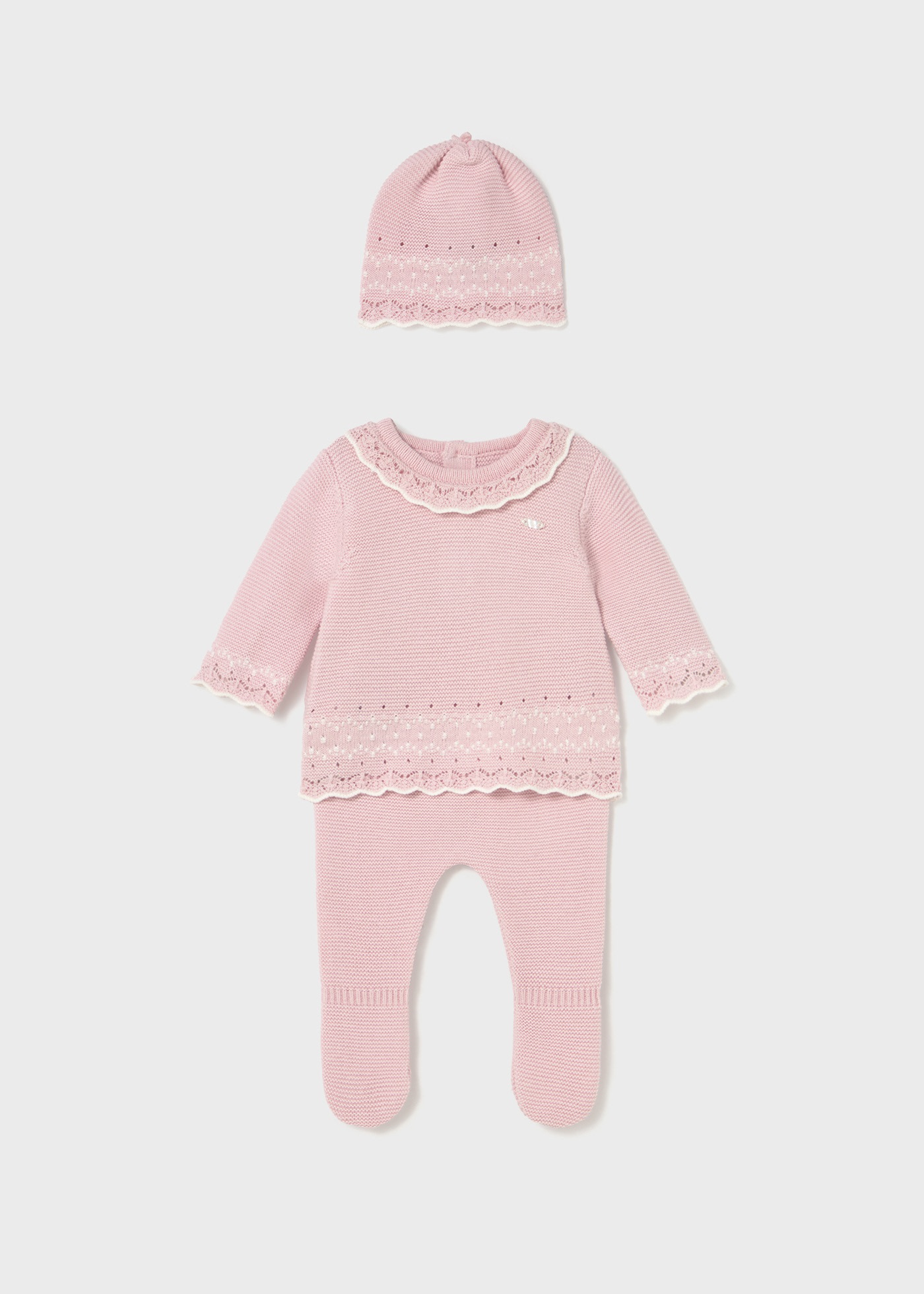 Newborn 3 piece knitted set