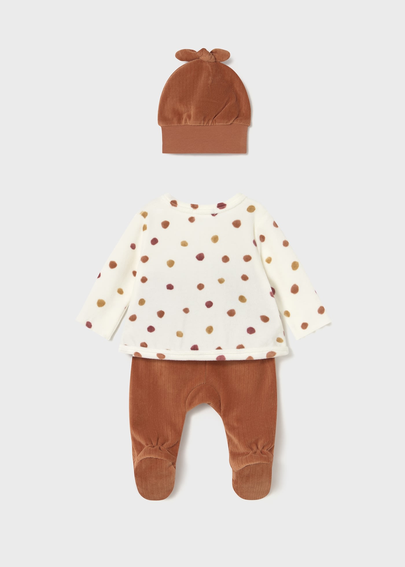 Newborn Girl 3-Piece Knit Set