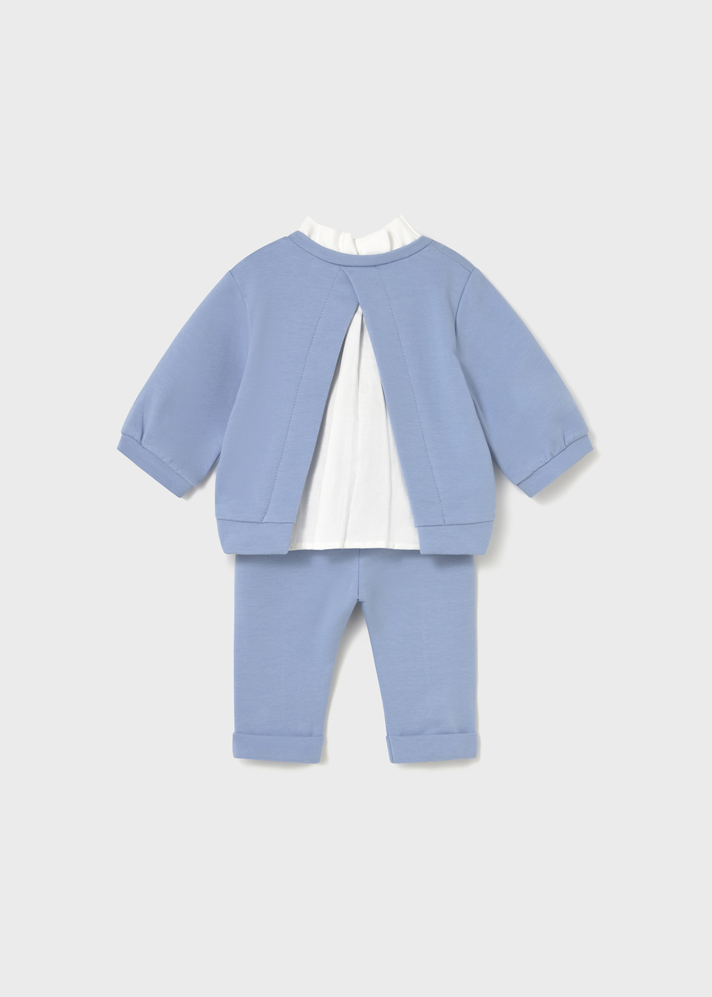 Newborn Girl Pants and Sweatshirt Set