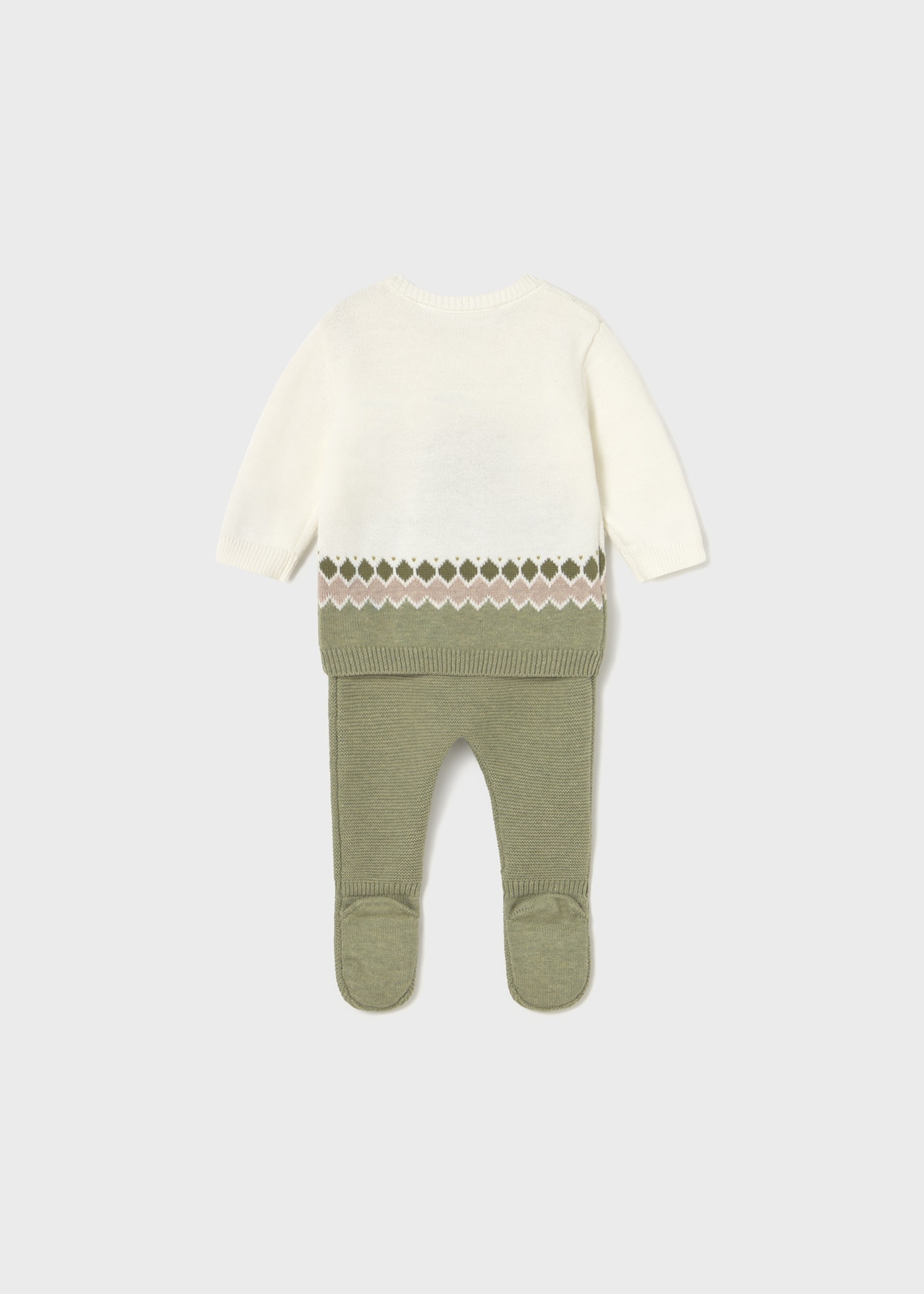 Newborn Knit Pants and Sweatshirt Set