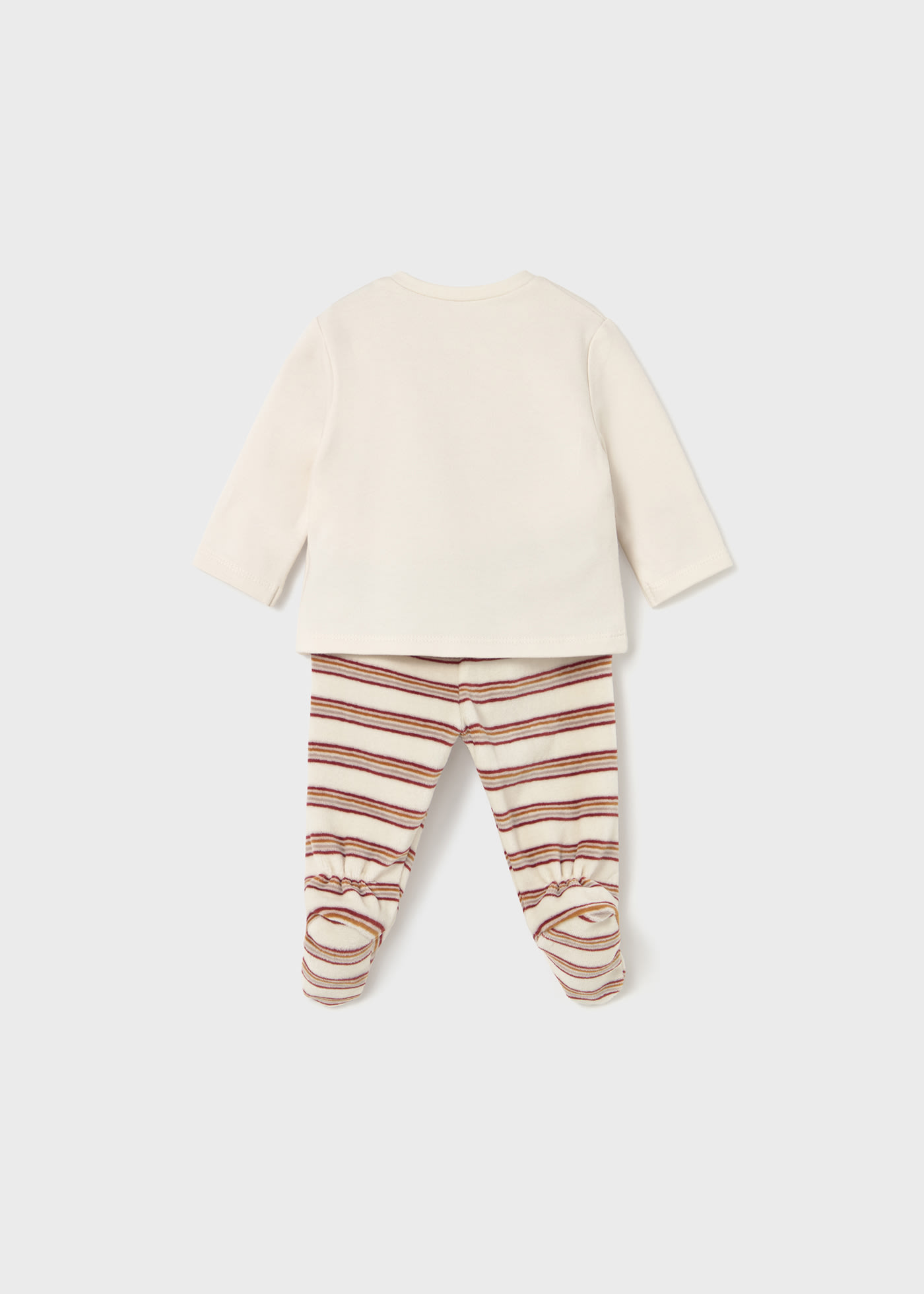 Conjunto polaina y sudadera recién nacido