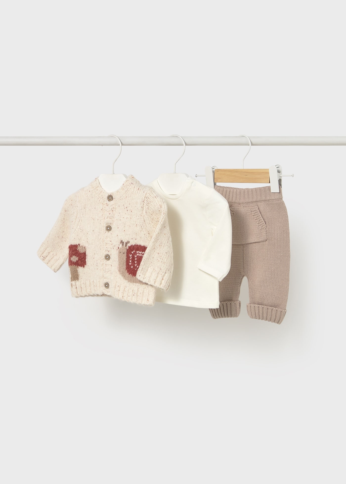 Baby Unisex 3-Piece Snail Print Set