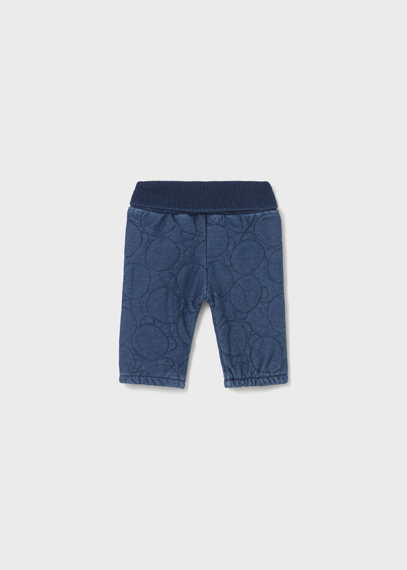 Newborn quilted denim jeans