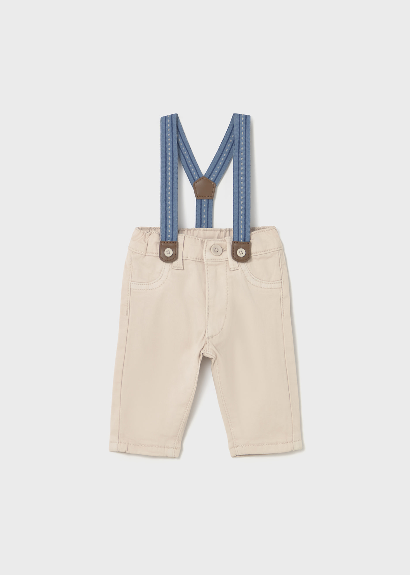Newborn Boy Pants with Suspenders