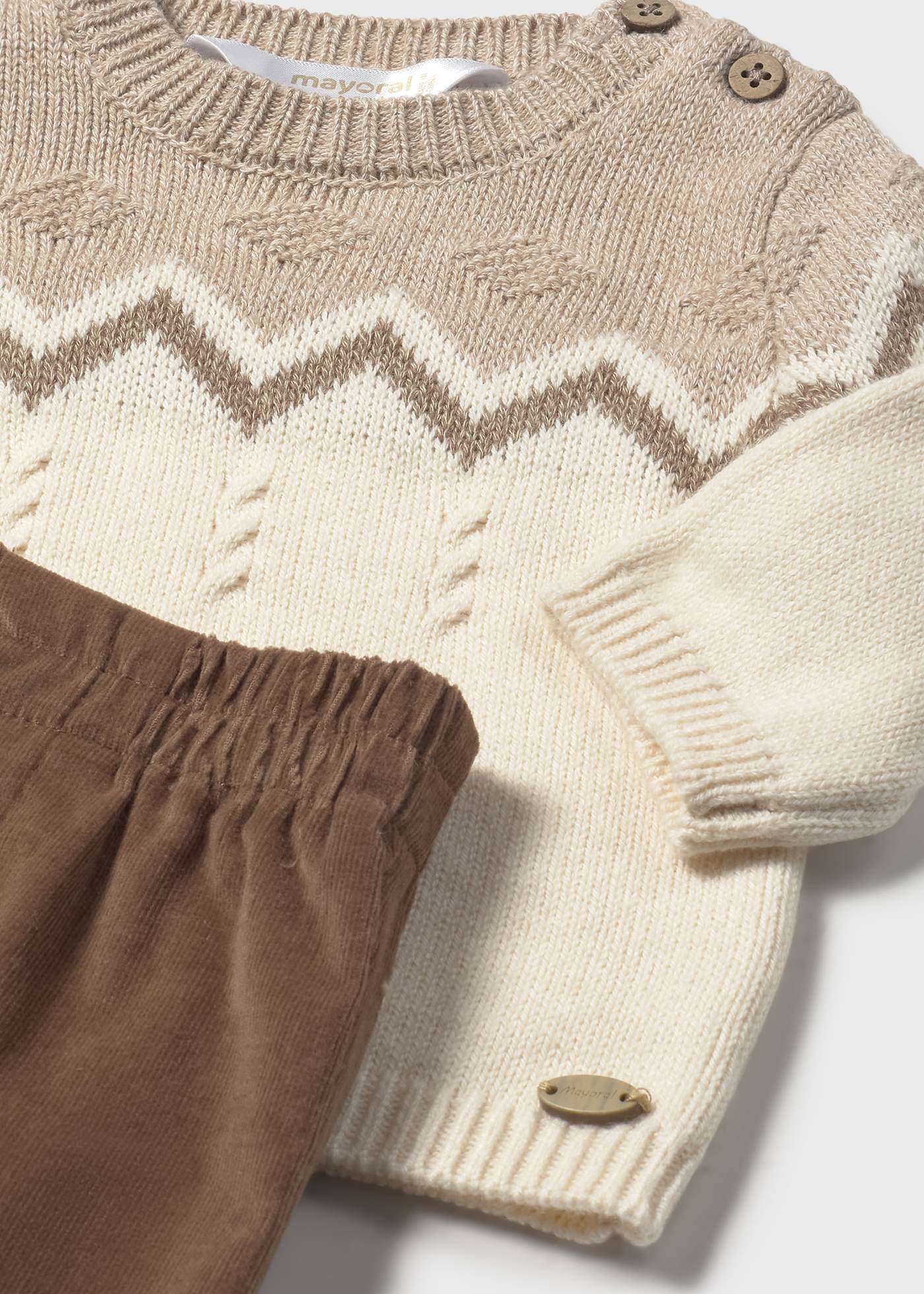 Newborn Boy Pants and Sweater Set