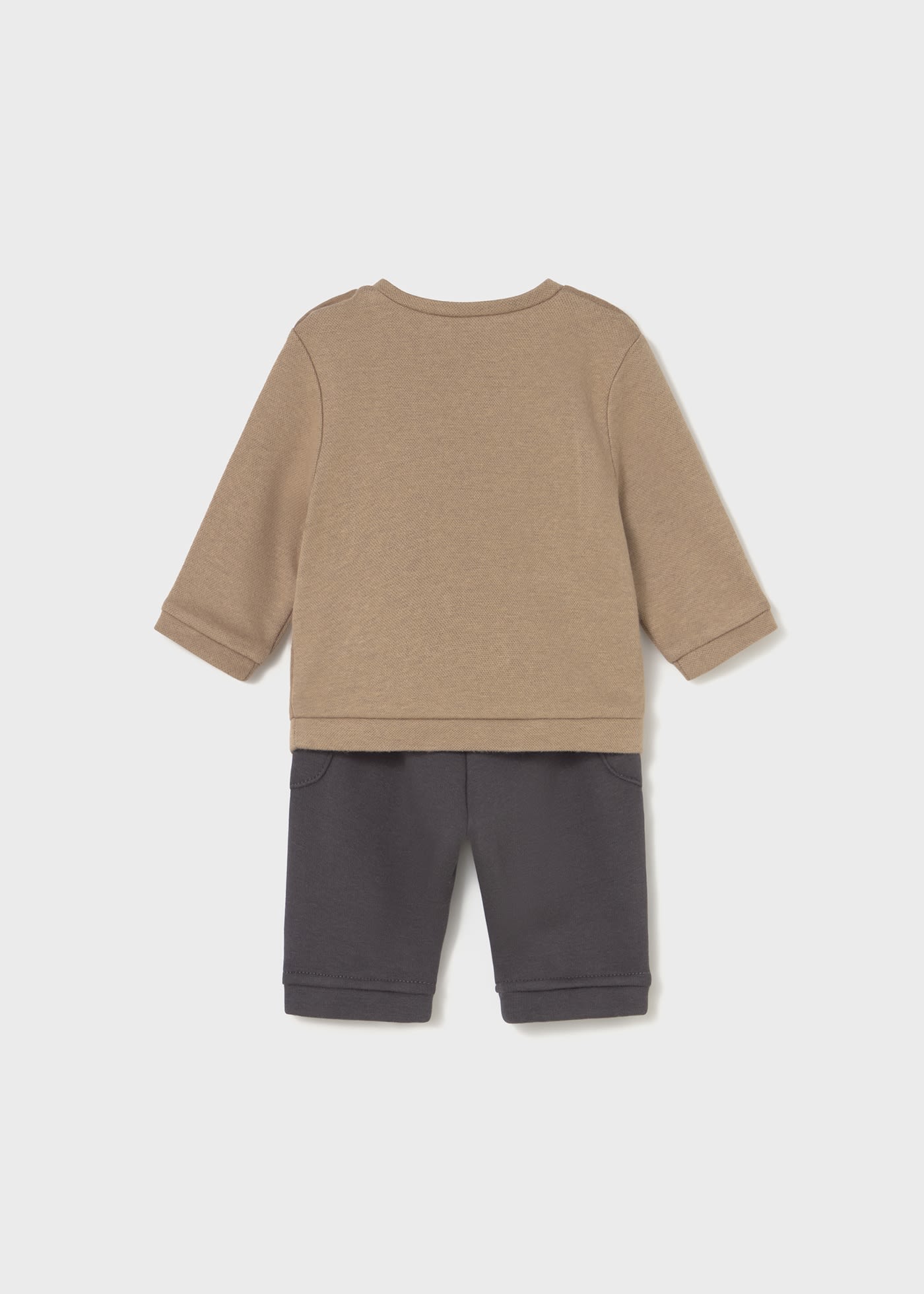 Conjunto pantalón y sudadera perrito recién nacido