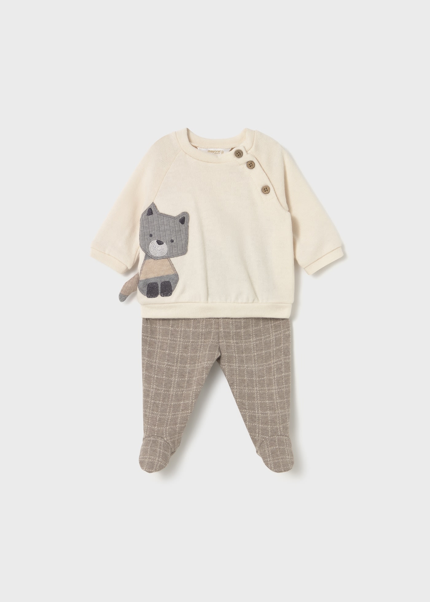 Ensemble guêtre et pull nouveau-né