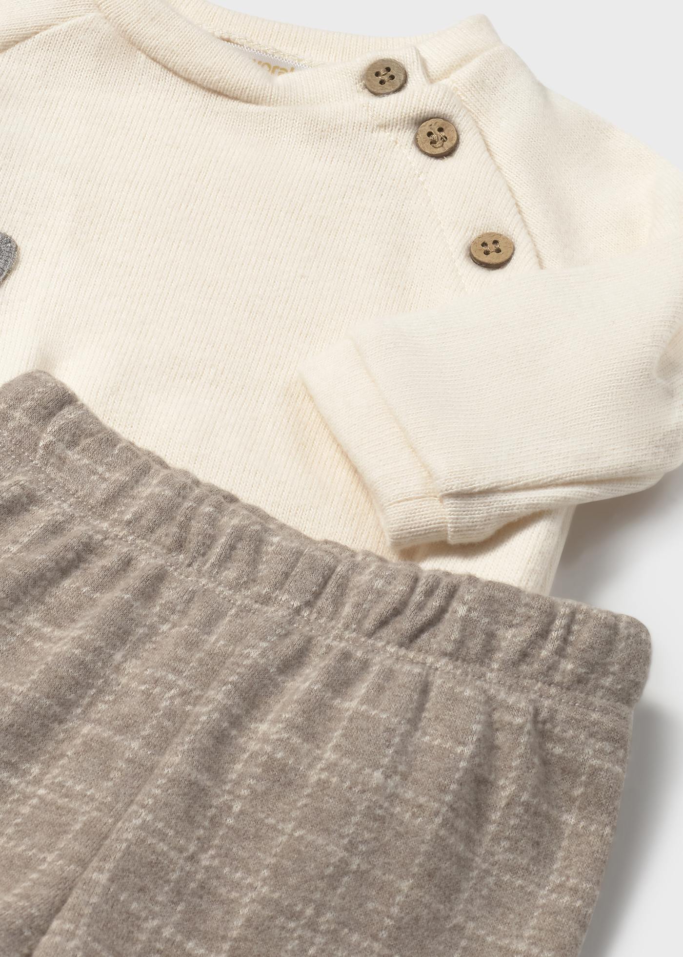 Ensemble guêtre et pull nouveau-né