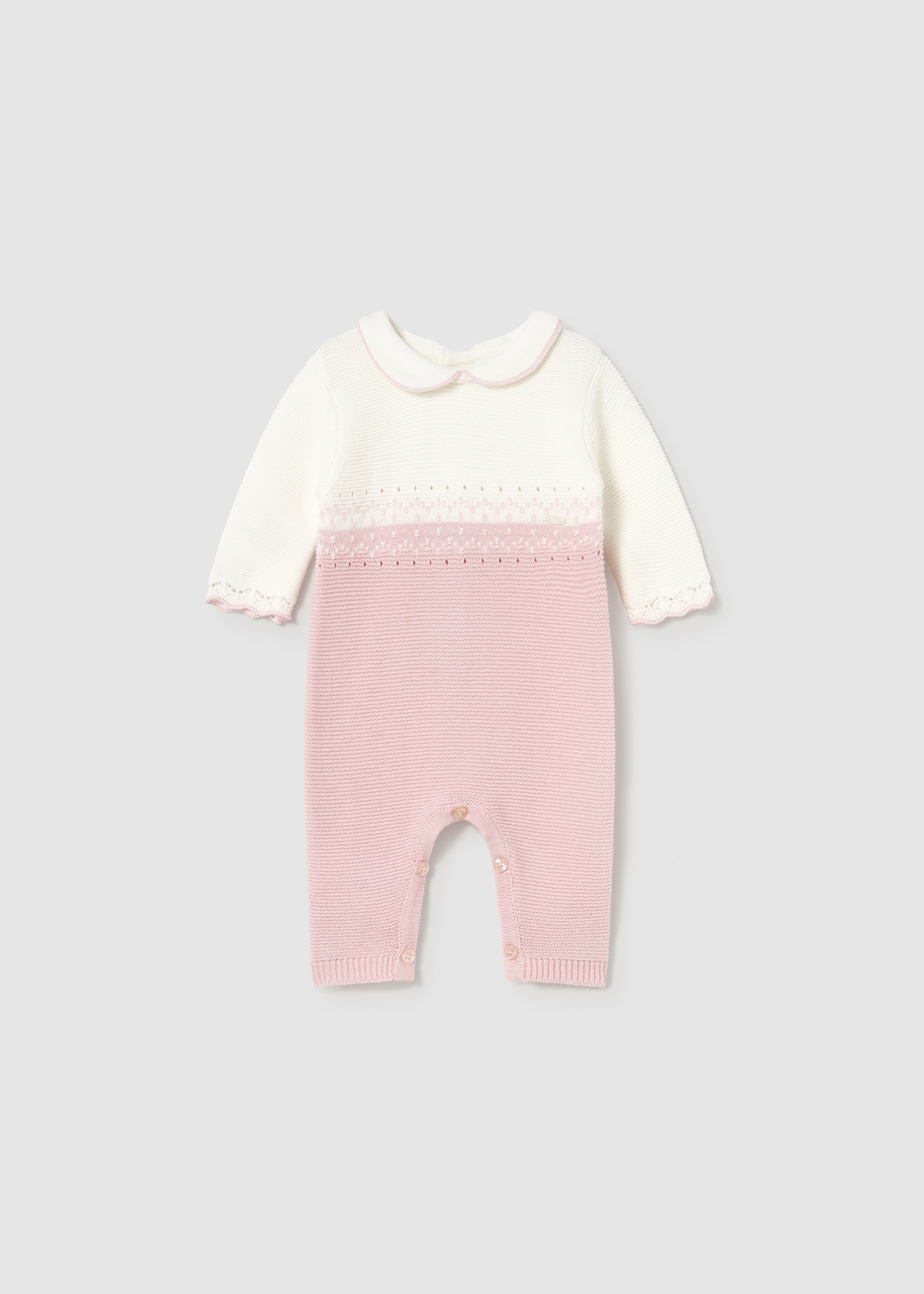 Grenouillère tricot nouveau-né