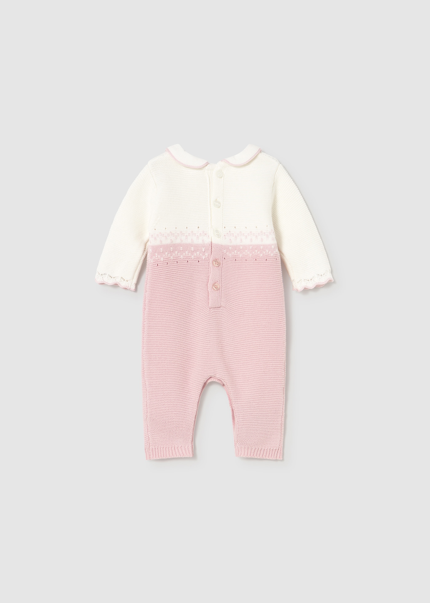 Grenouillère tricot nouveau-né