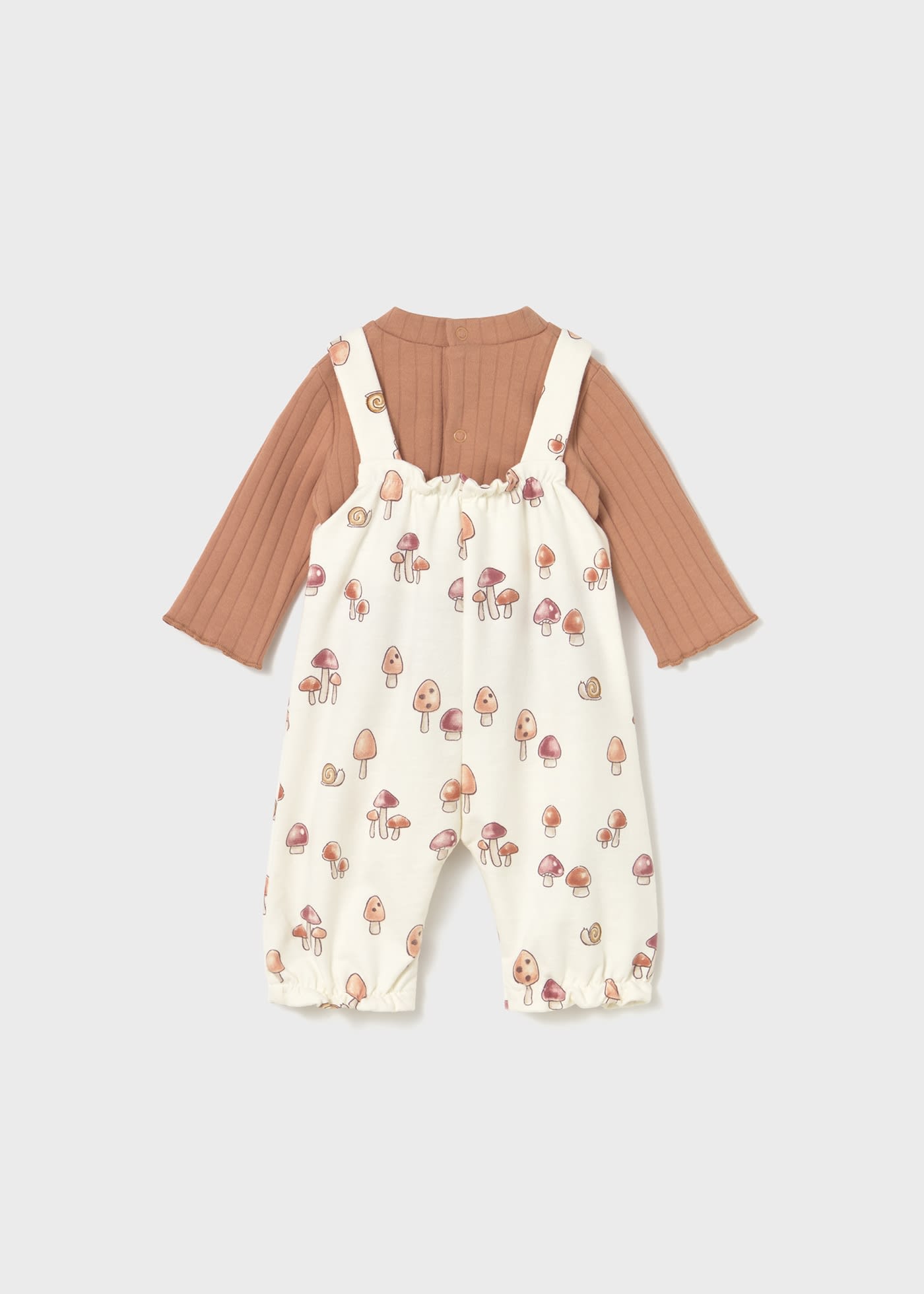 Conjunto peto y camiseta recién nacida