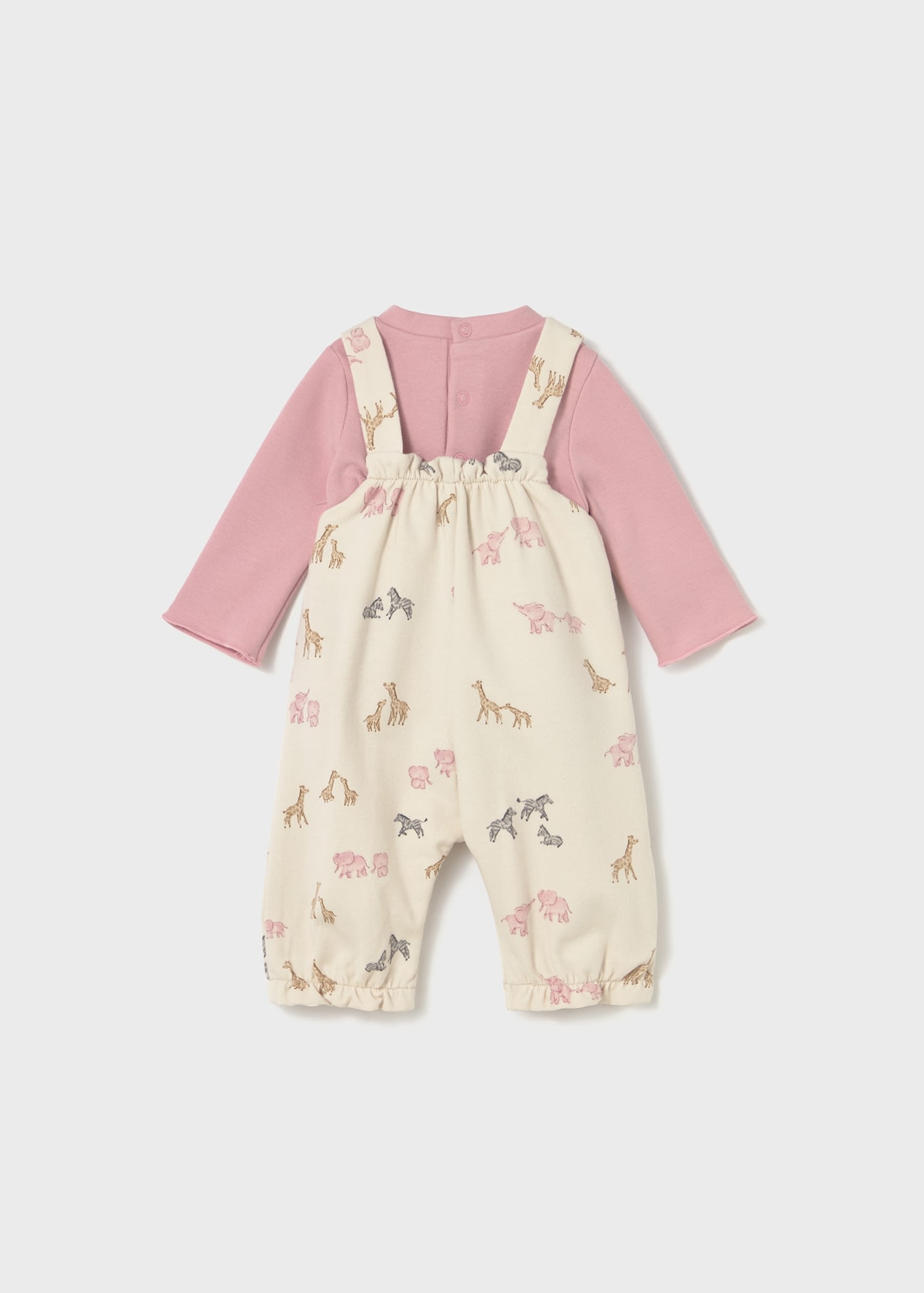 Newborn dungarees and T-shirt set