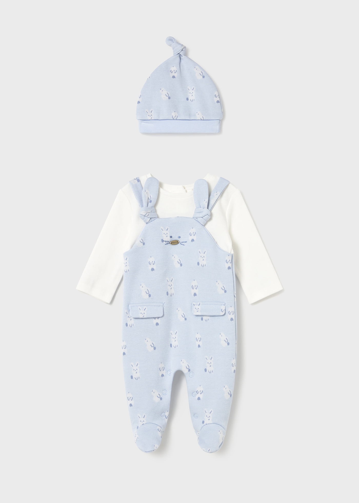 Newborn Boy One Piece with Hat