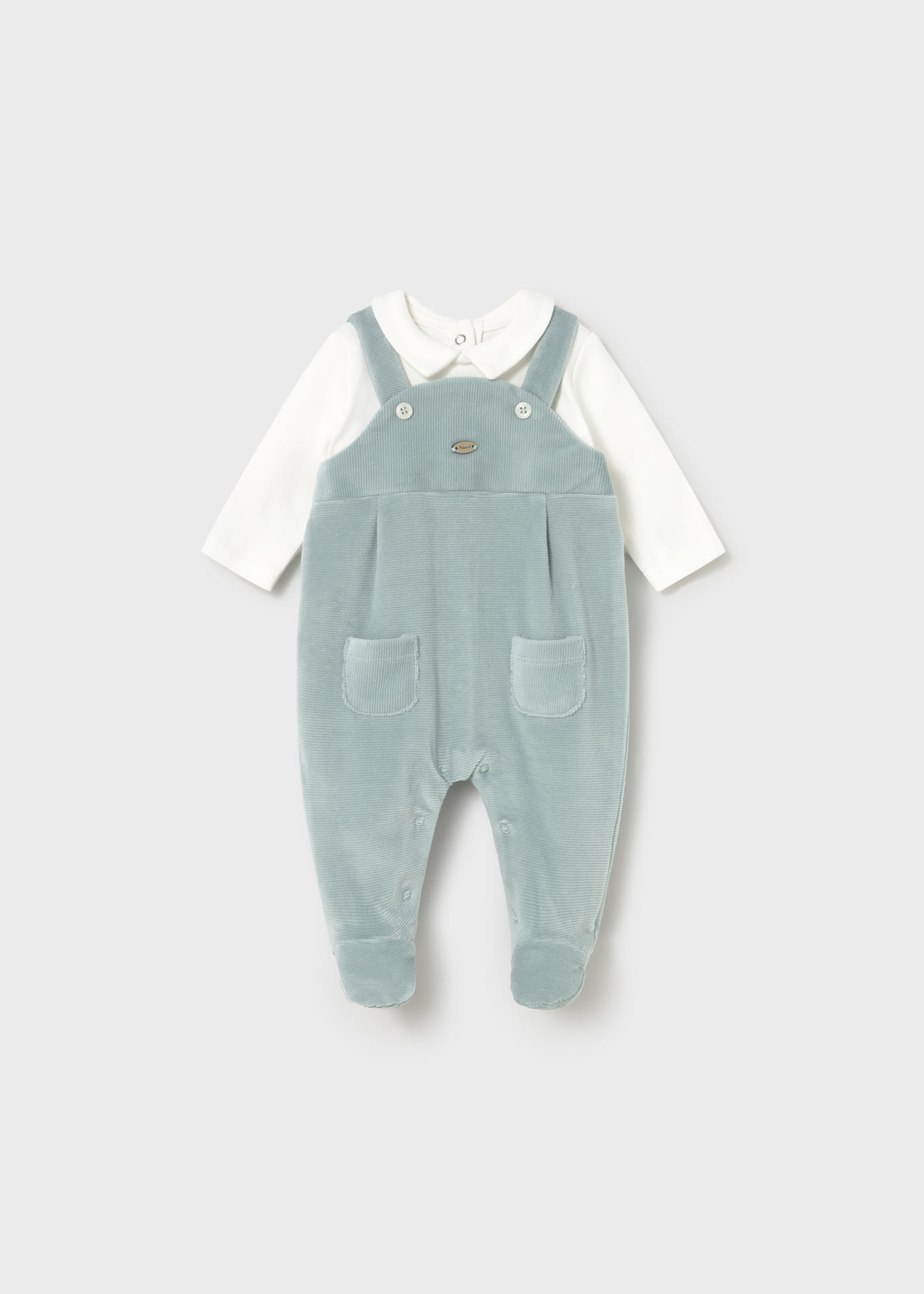 Newborn Boy Corduroy One Piece