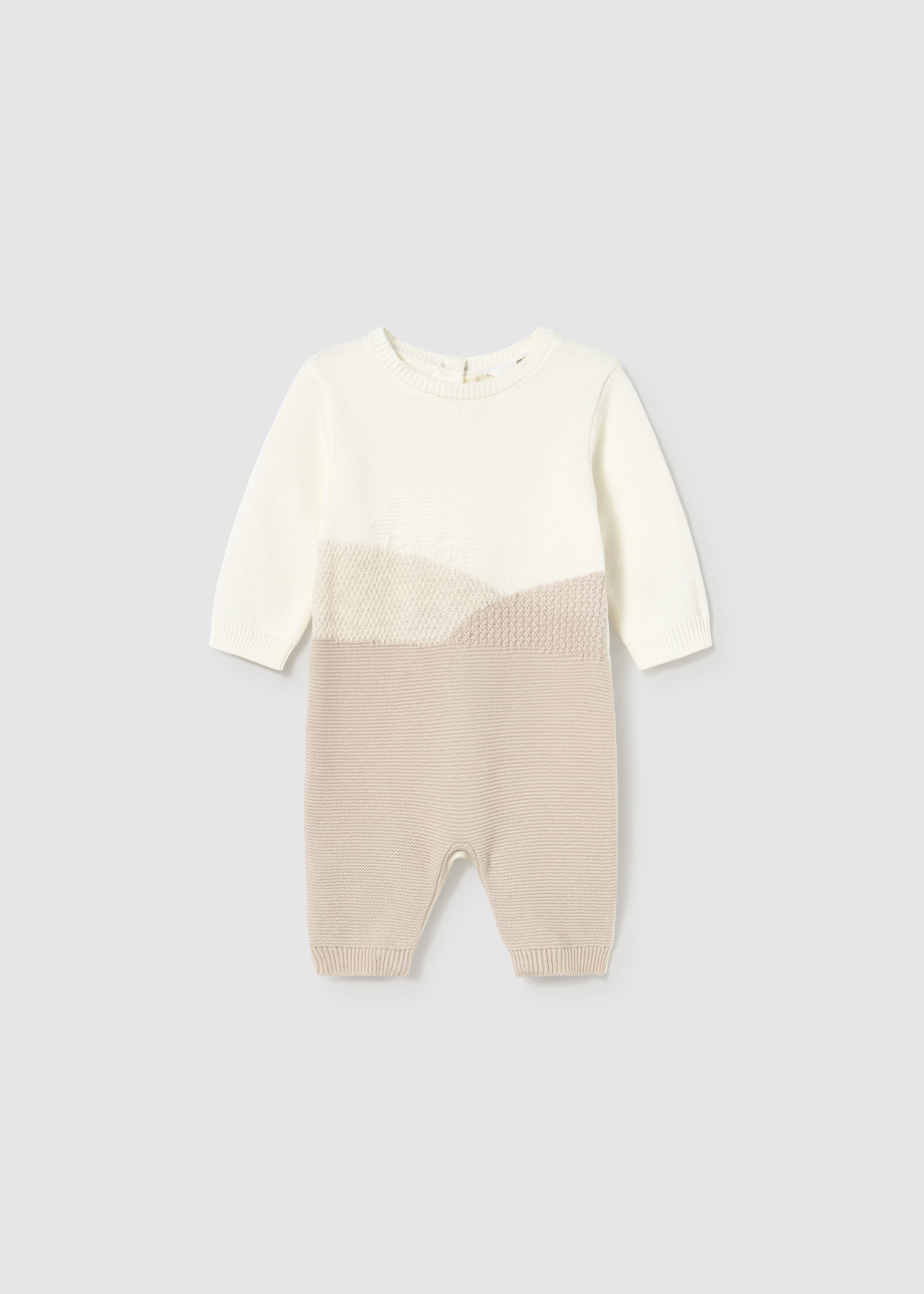 Newborn knitted romper