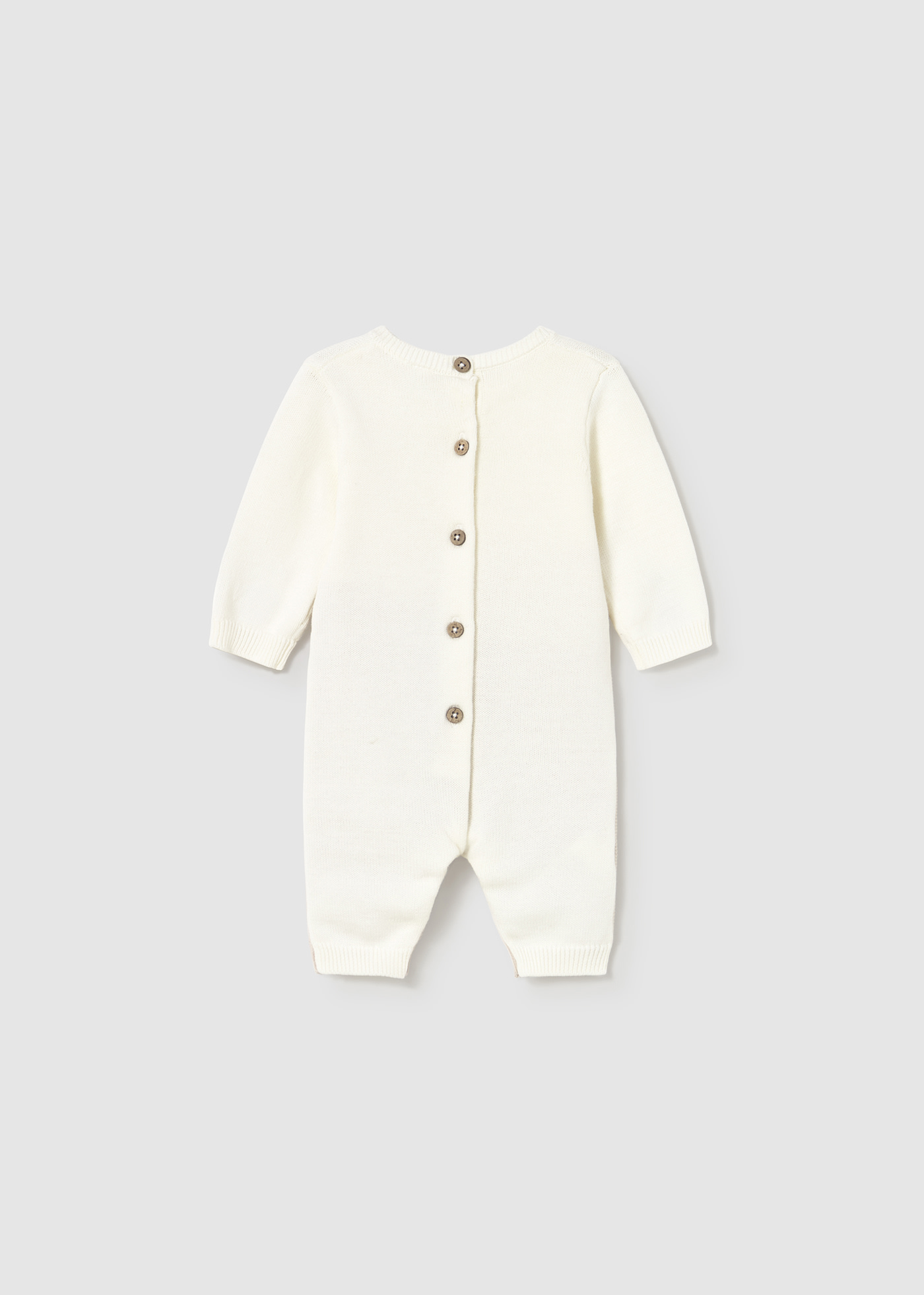 Newborn knitted romper