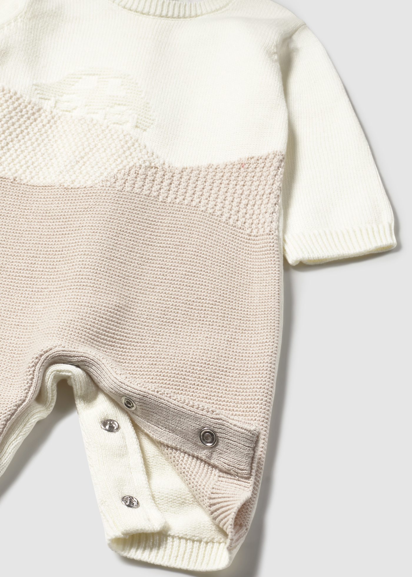 Newborn knitted romper