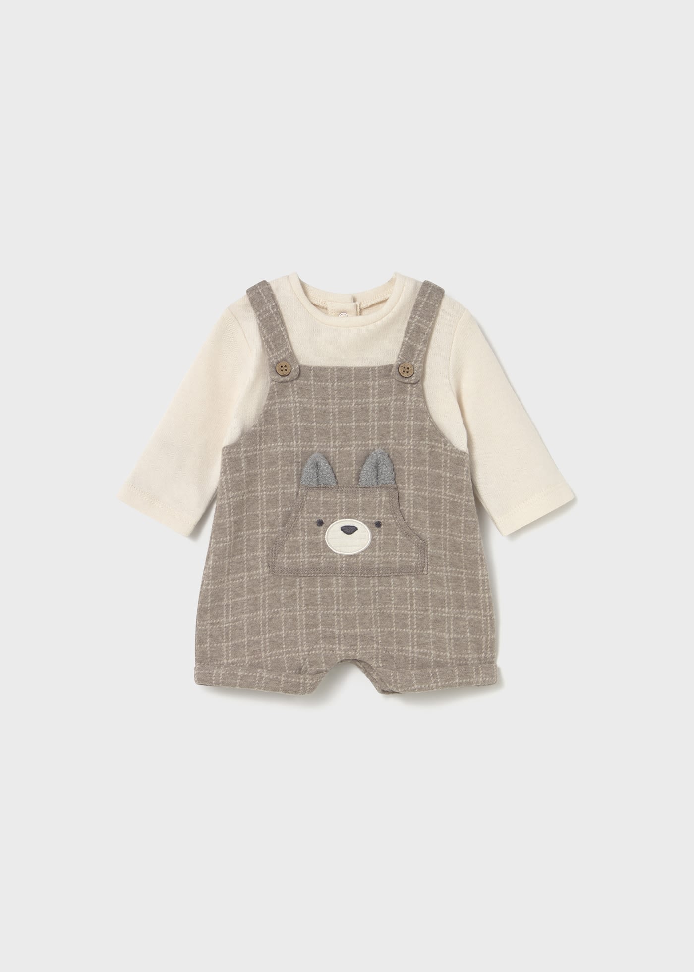 Newborn romper with pocket
