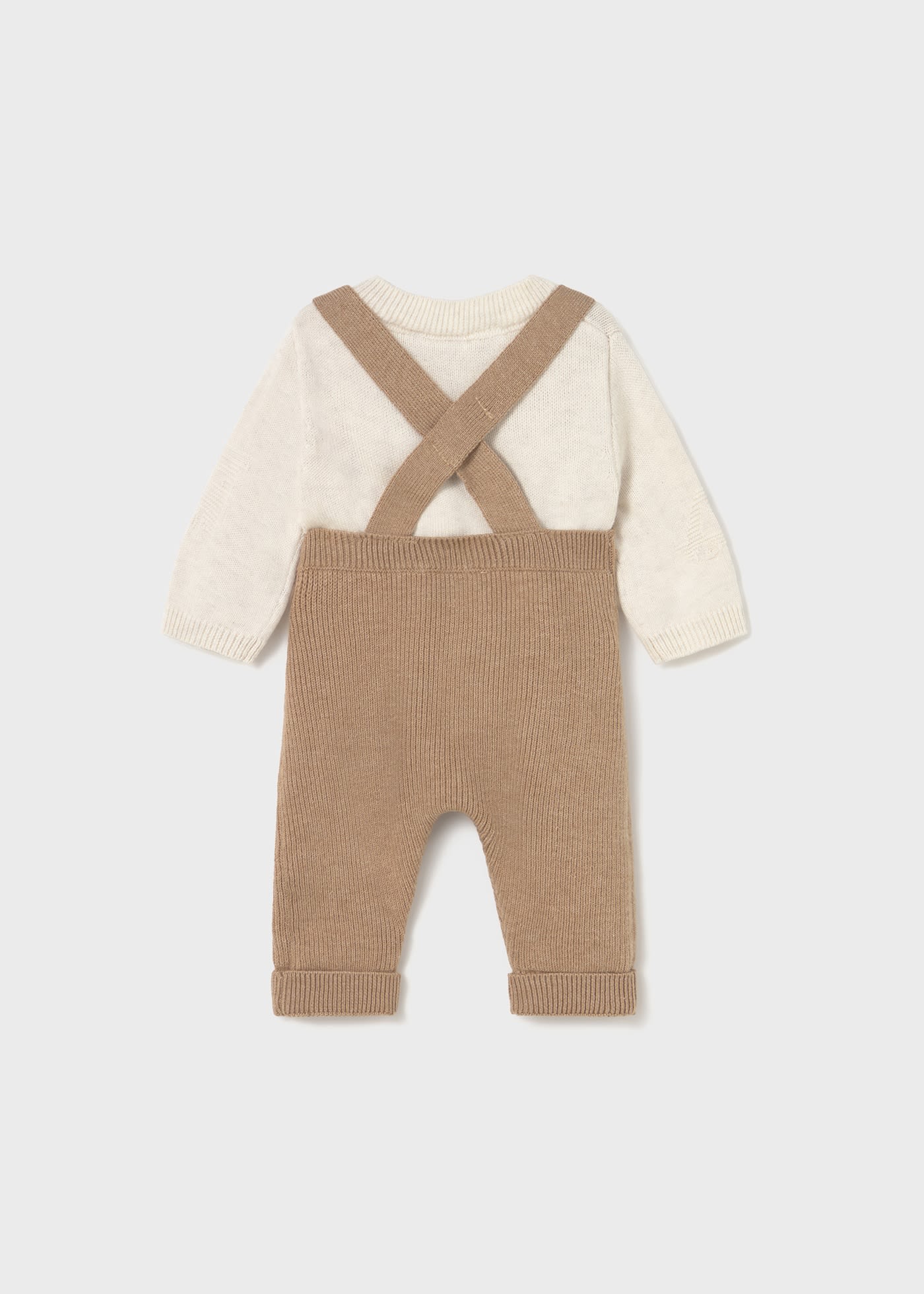 Newborn 2 piece dungarees set