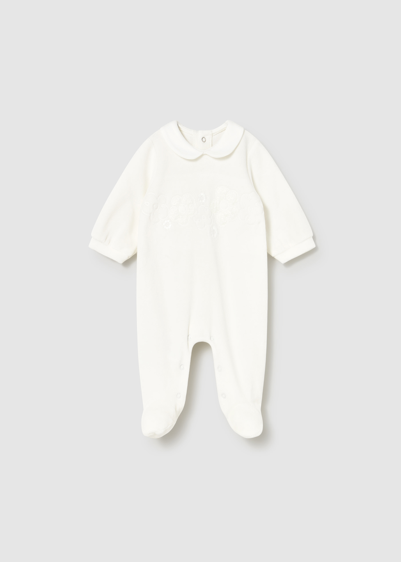 Newborn footed romper