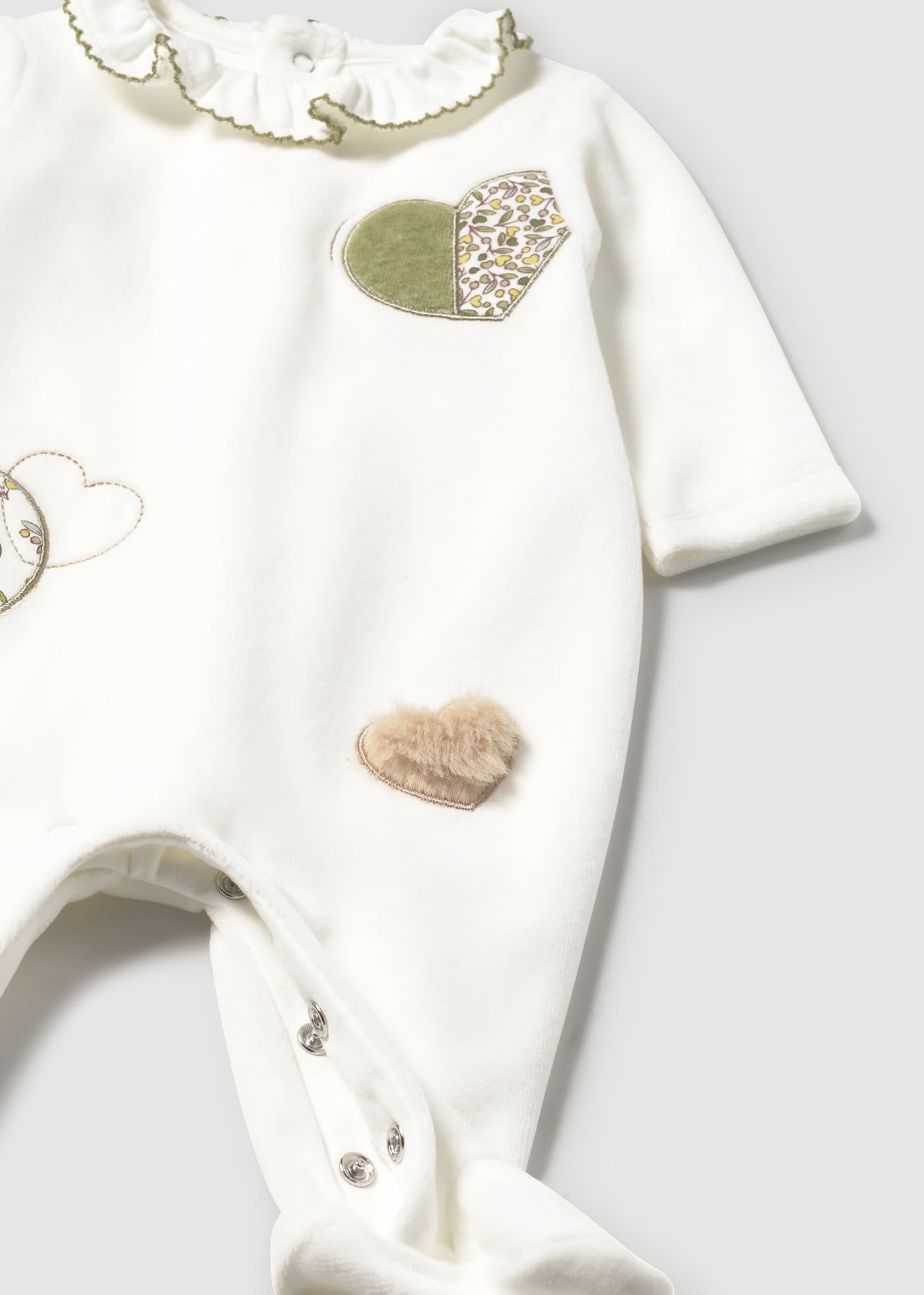 Newborn 2 set footed rompers