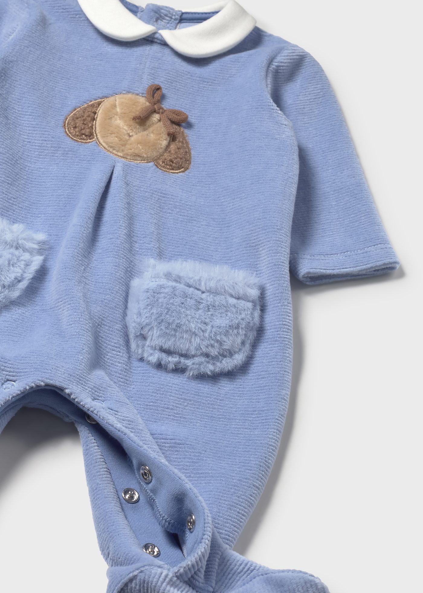 Newborn 2 set footed rompers