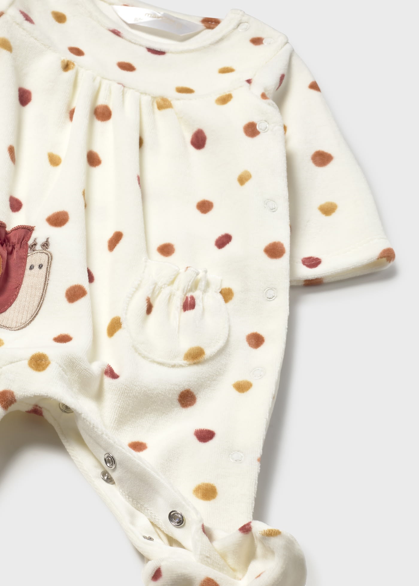 Newborn set of 2 rompers with feet