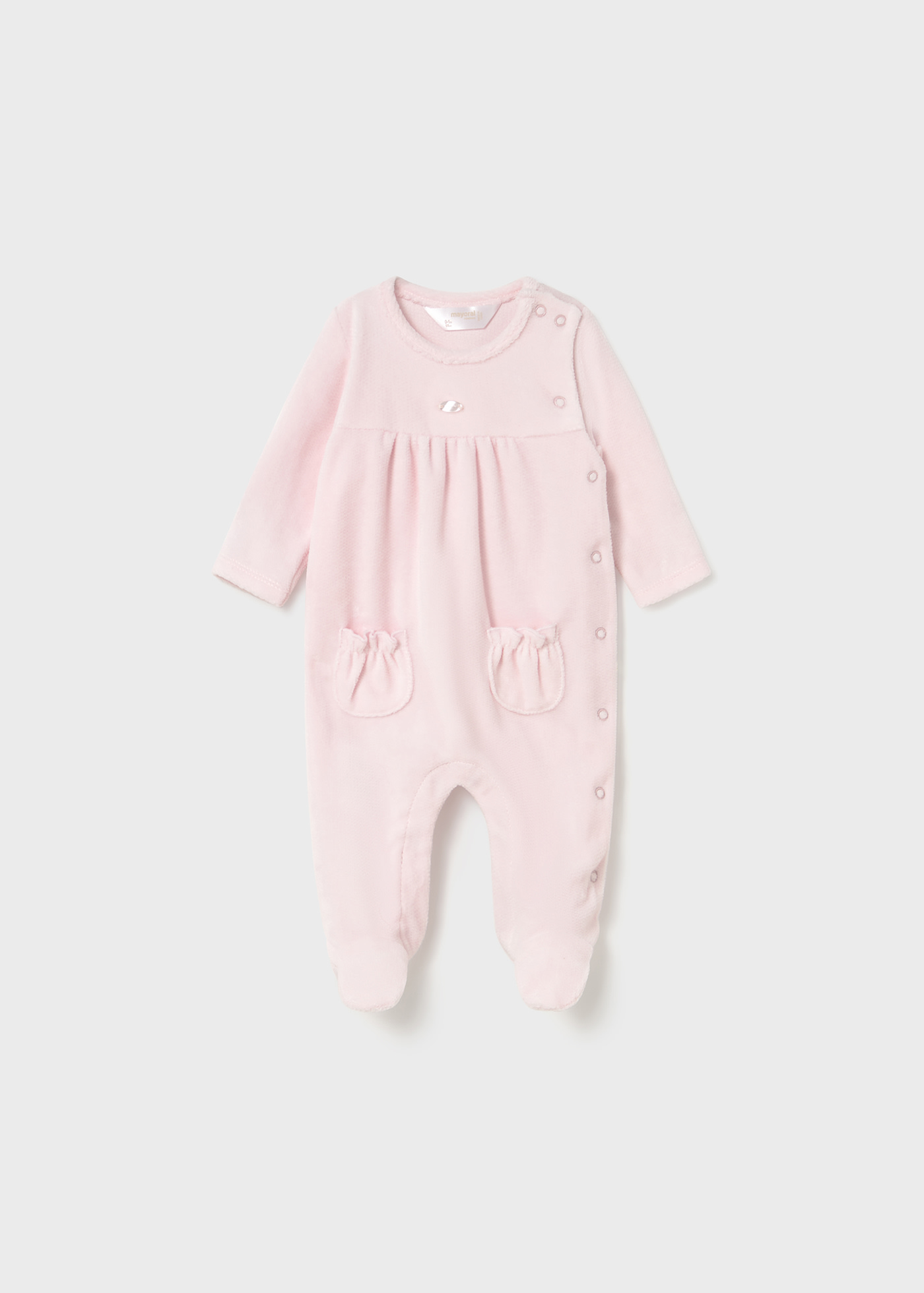 Set 2 babygrows aveludados recém nascida