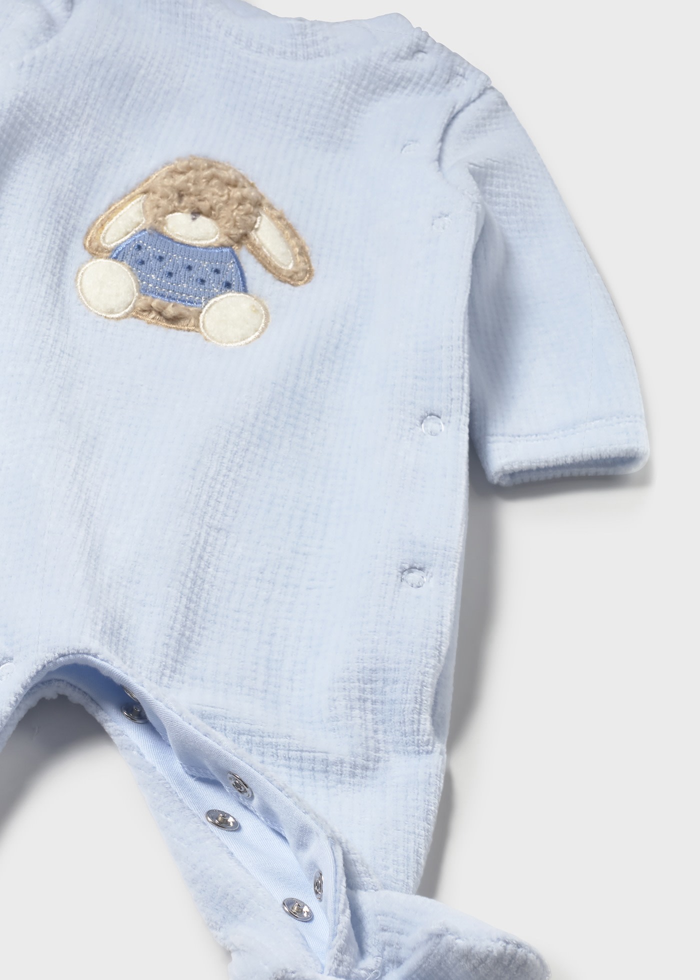 Newborn set of 2 rompers with feet