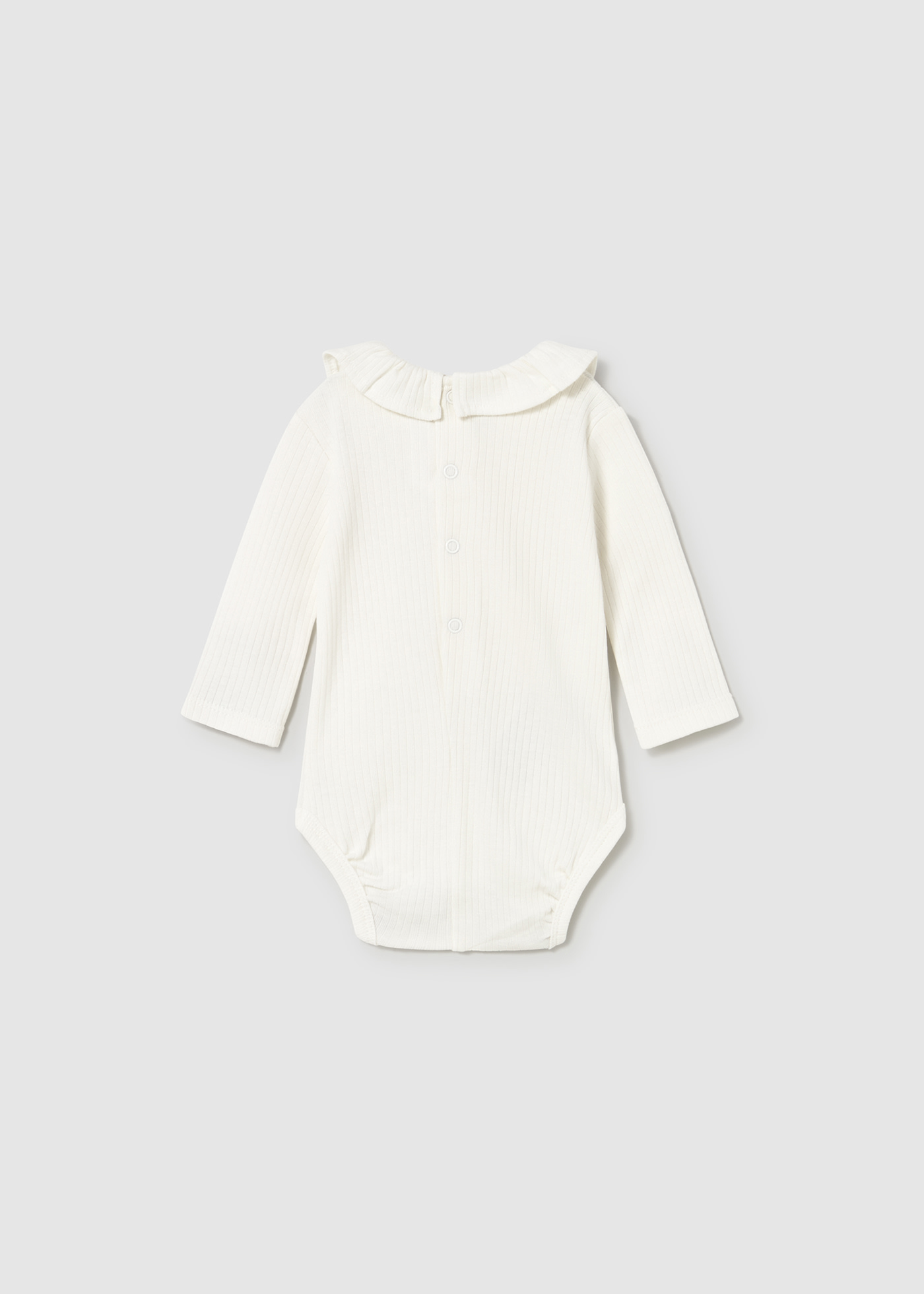Newborn basic ruffle bodysuit