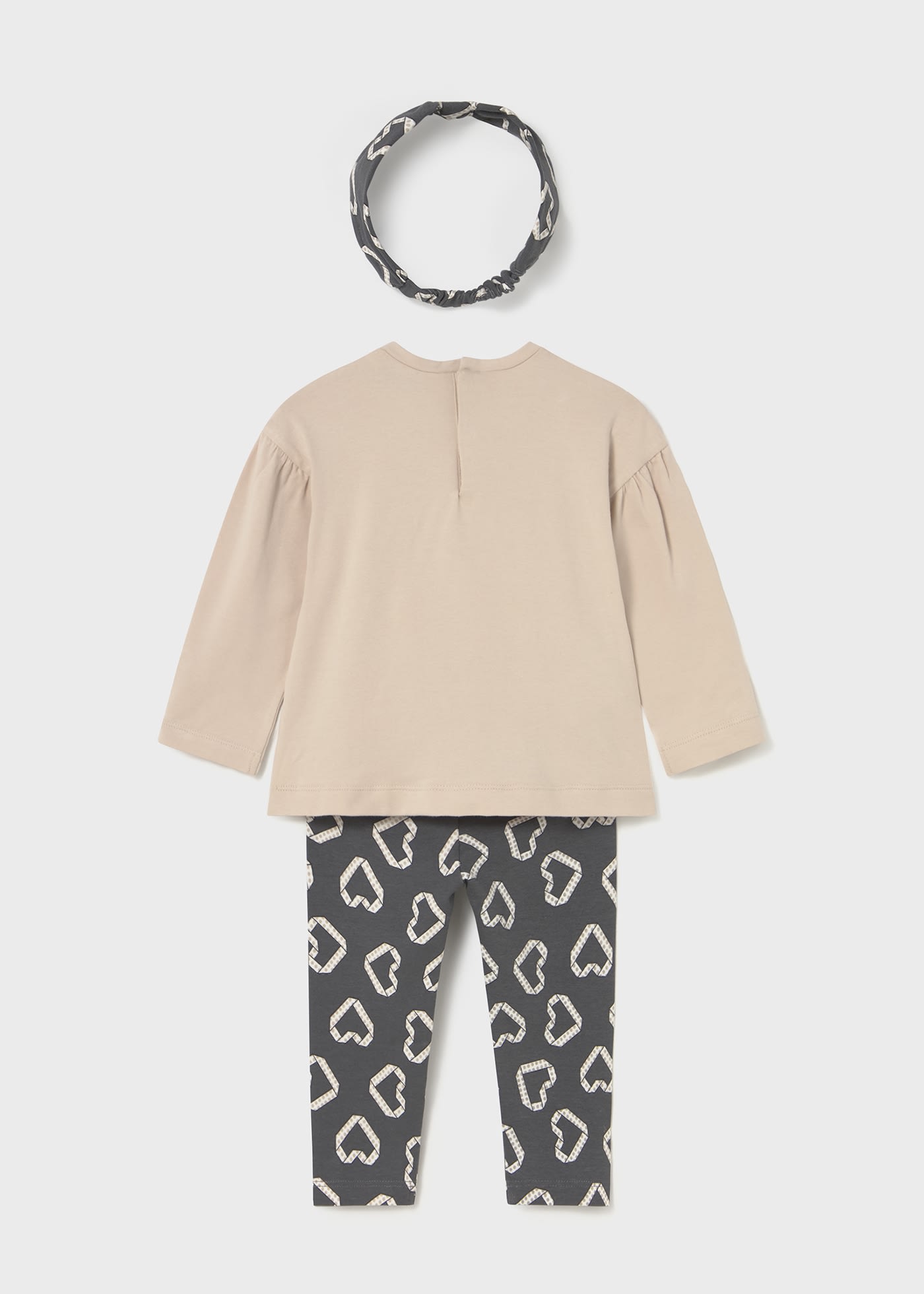Conjunto legging con diadema bebé