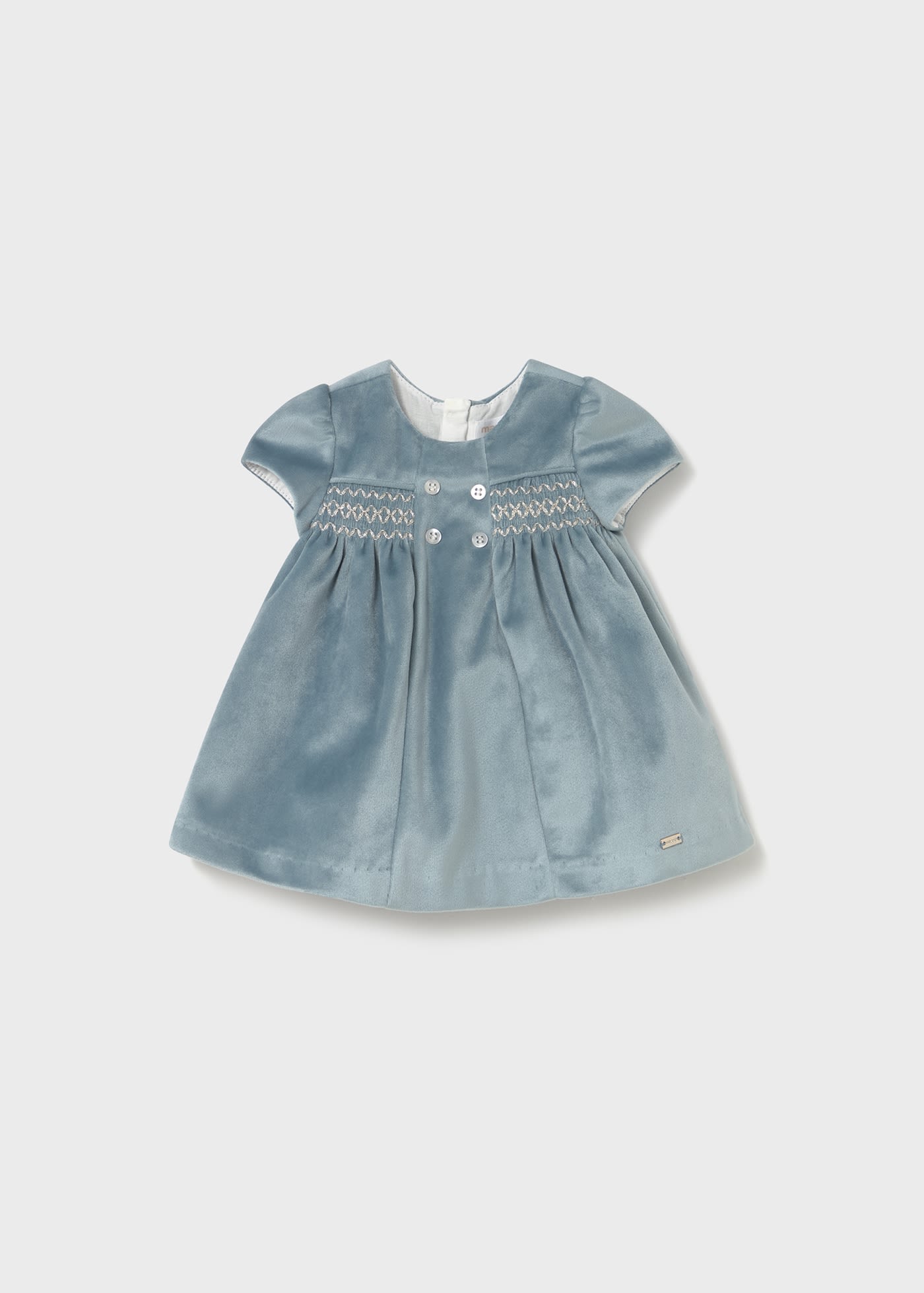 Vestido terciopelo recién nacida