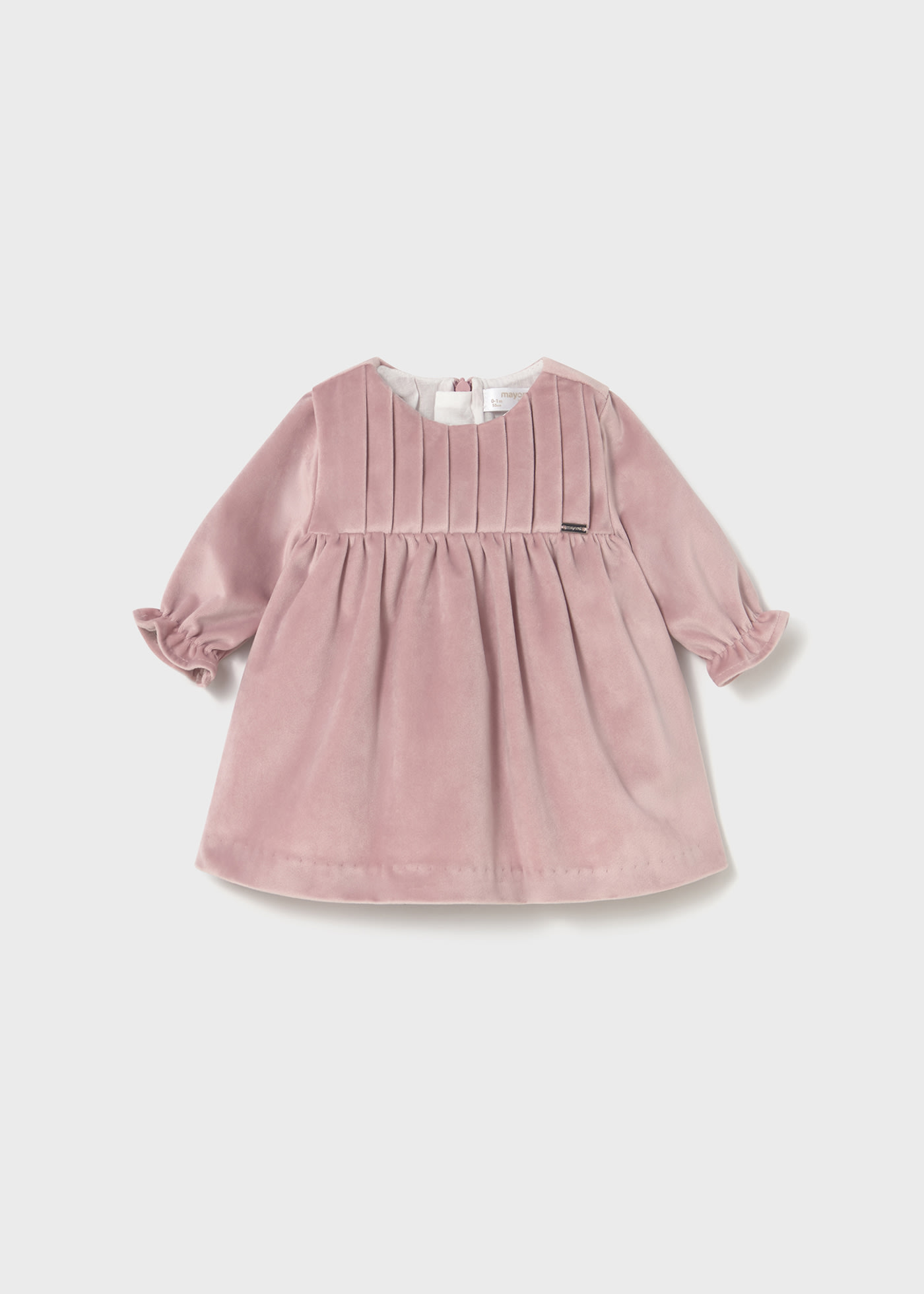 Vestido terciopelo recién nacida
