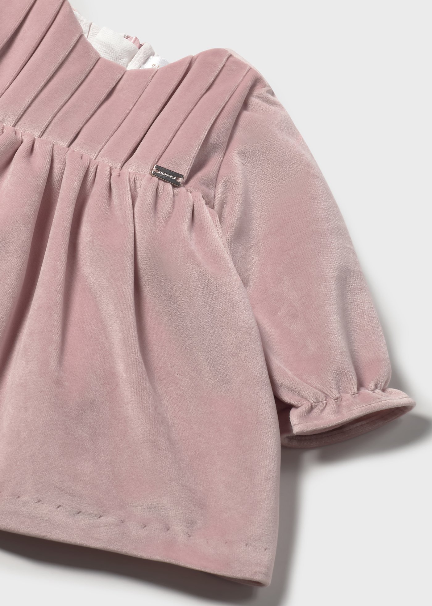 Vestido terciopelo recién nacida