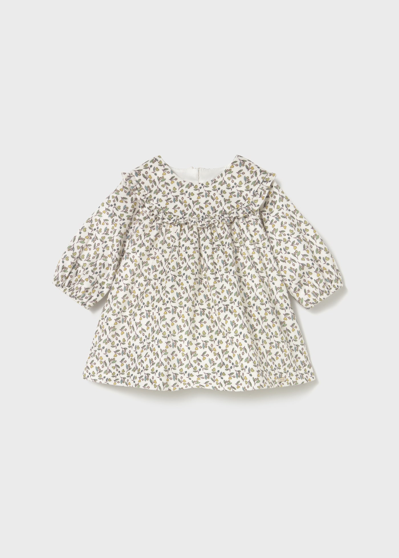 Vestido terciopelo estampado recién nacida