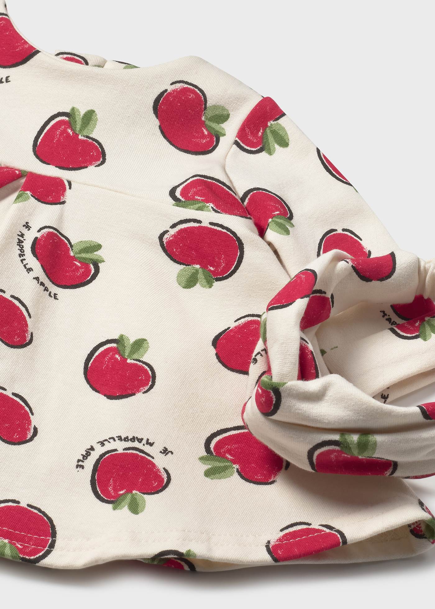 Sukienka ze wzorem i opaską dla noworodka