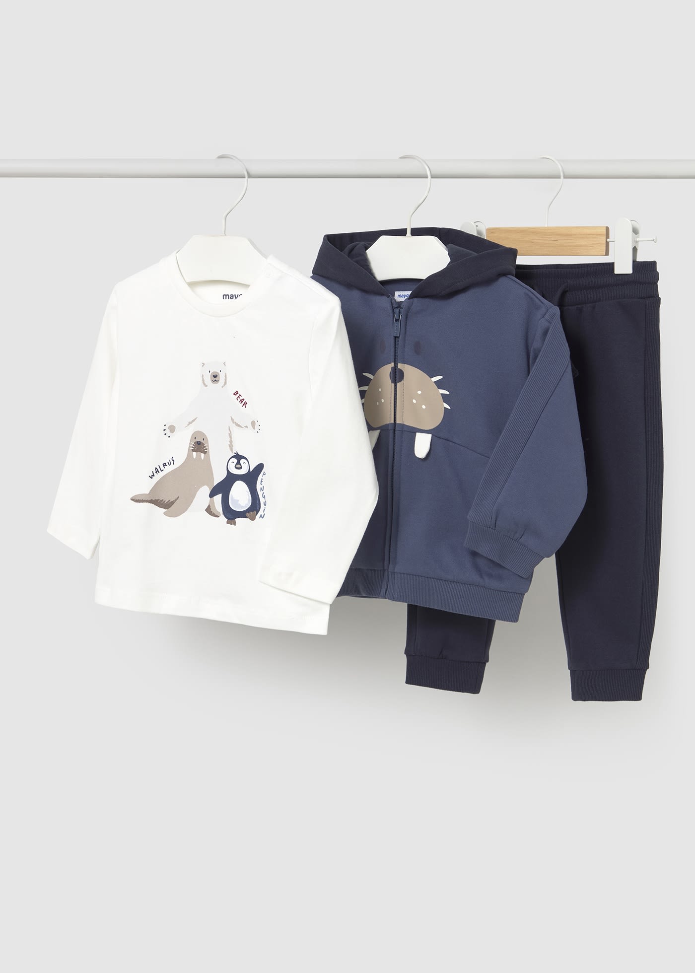 Survêtement 3 pièces animaux bébé