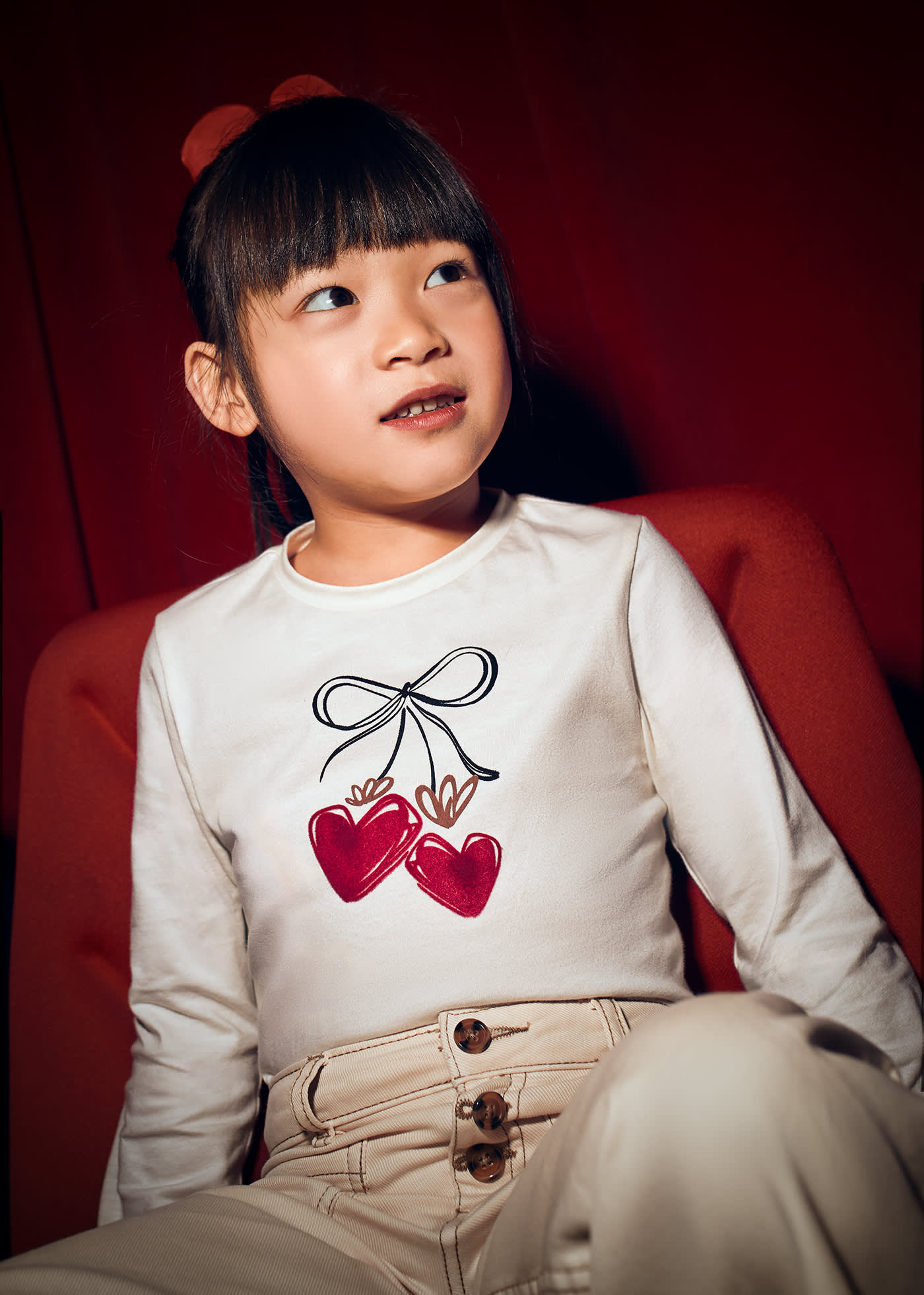 Maglietta elastico bambina