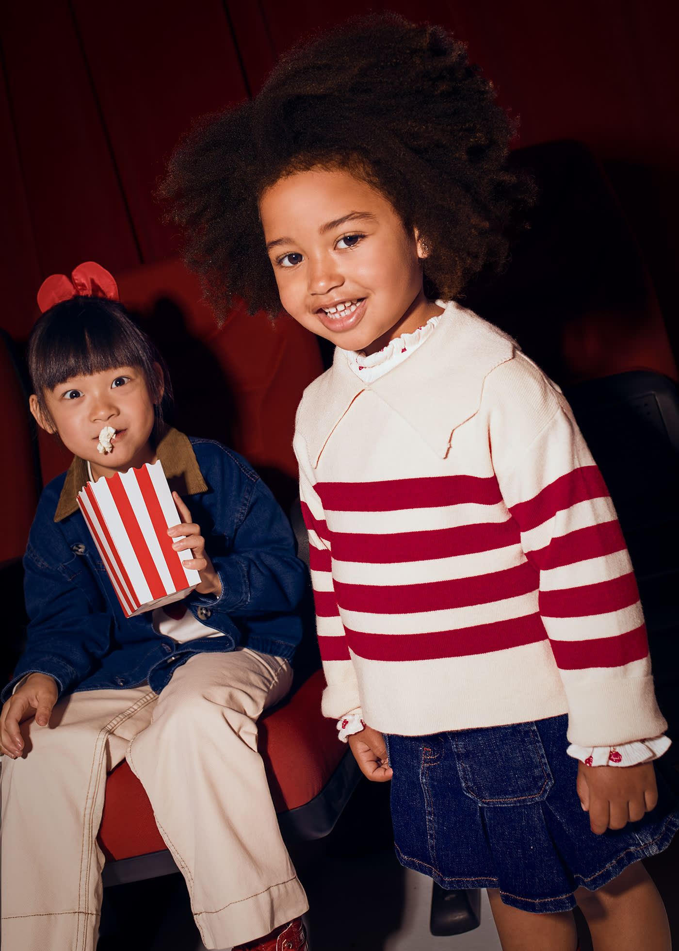 Maglione righe bambina