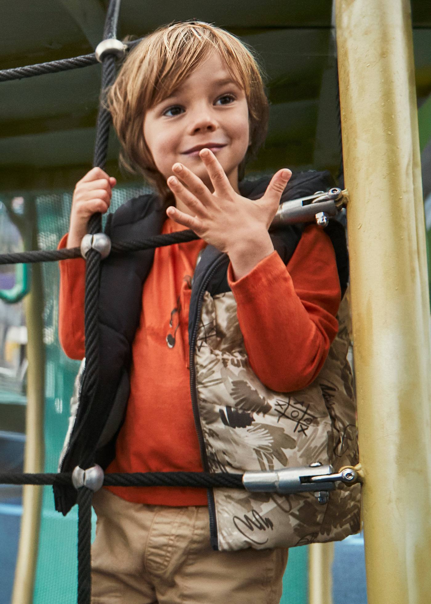 Boy Reversible Puffer Vest