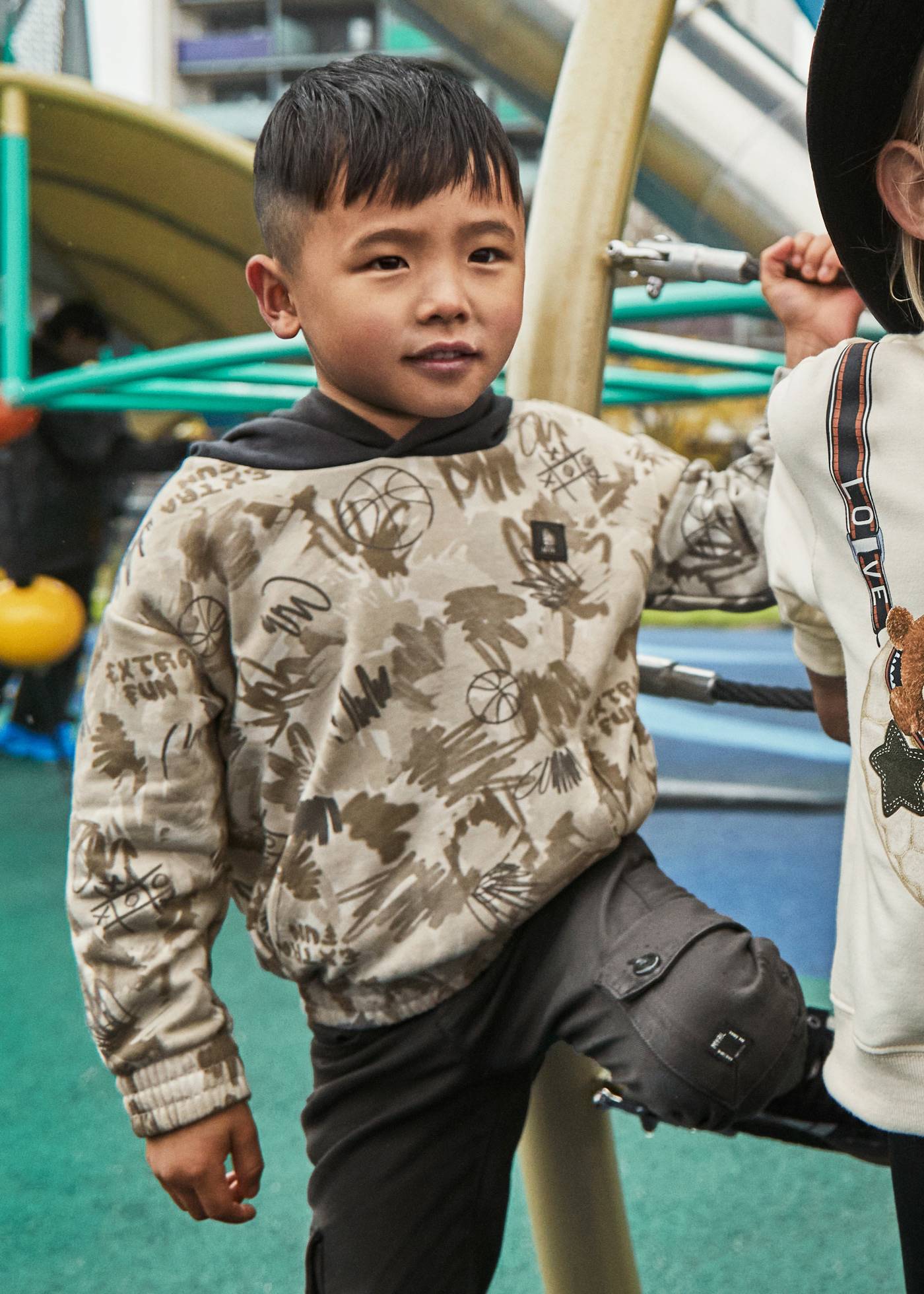 Boy Printed Hoodie