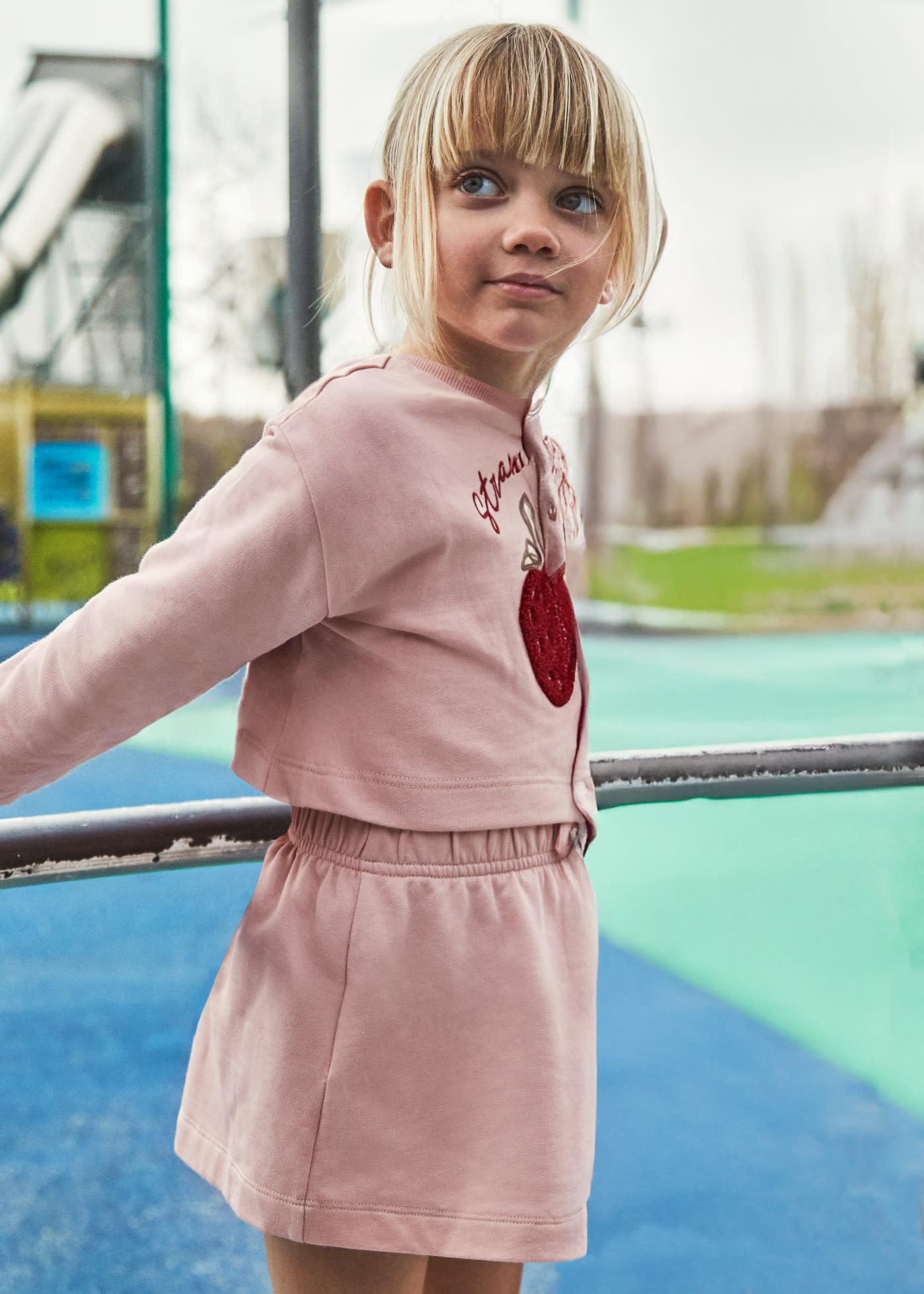 Vestido com sweat menina