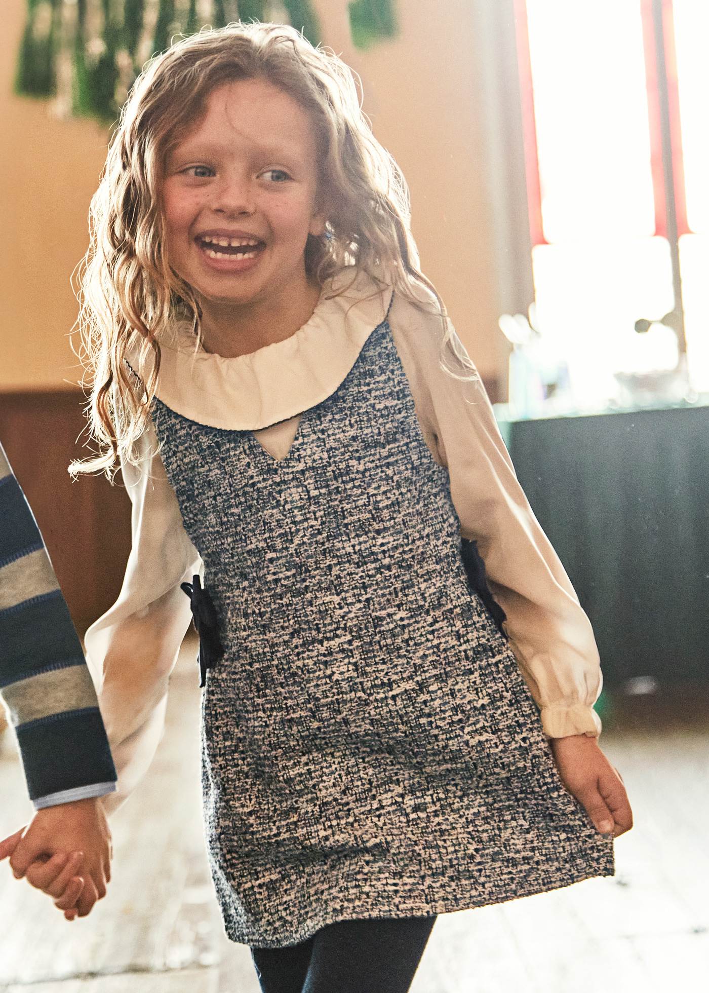 Girls pinafore dress