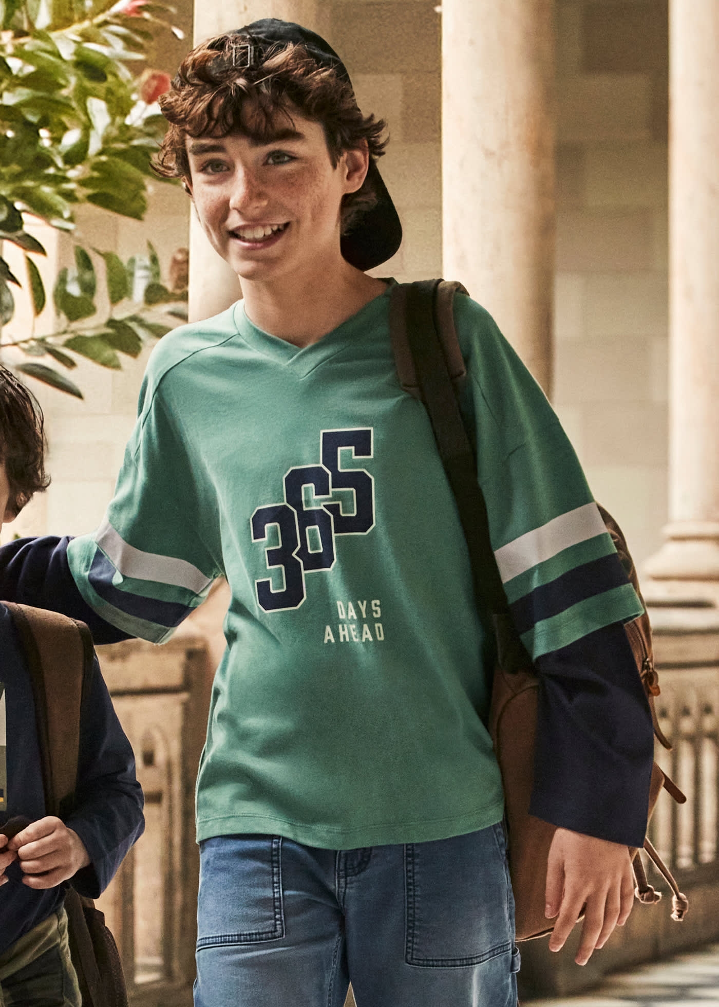 Boys double sleeve T-shirt