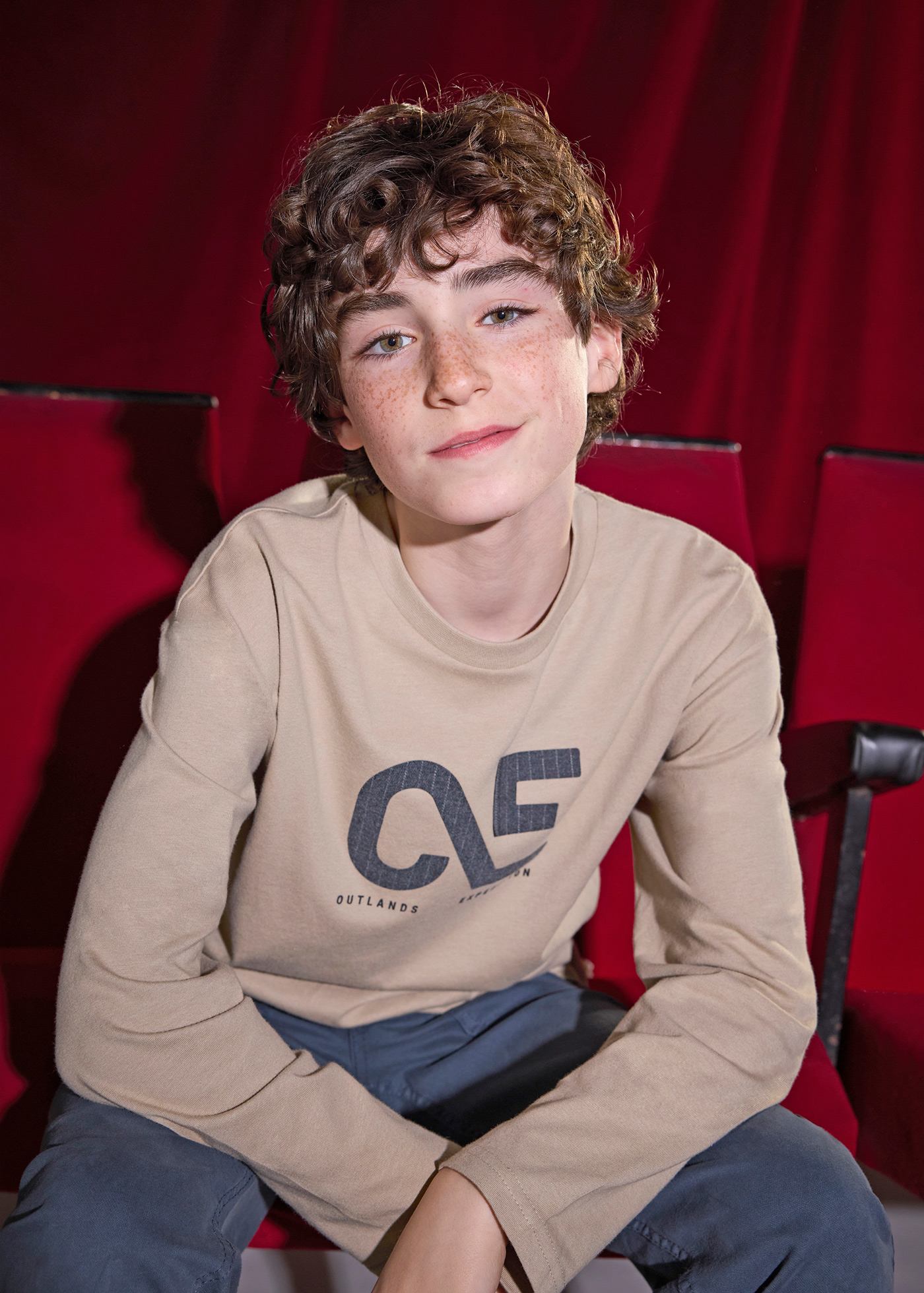 Boys embossed T-shirt