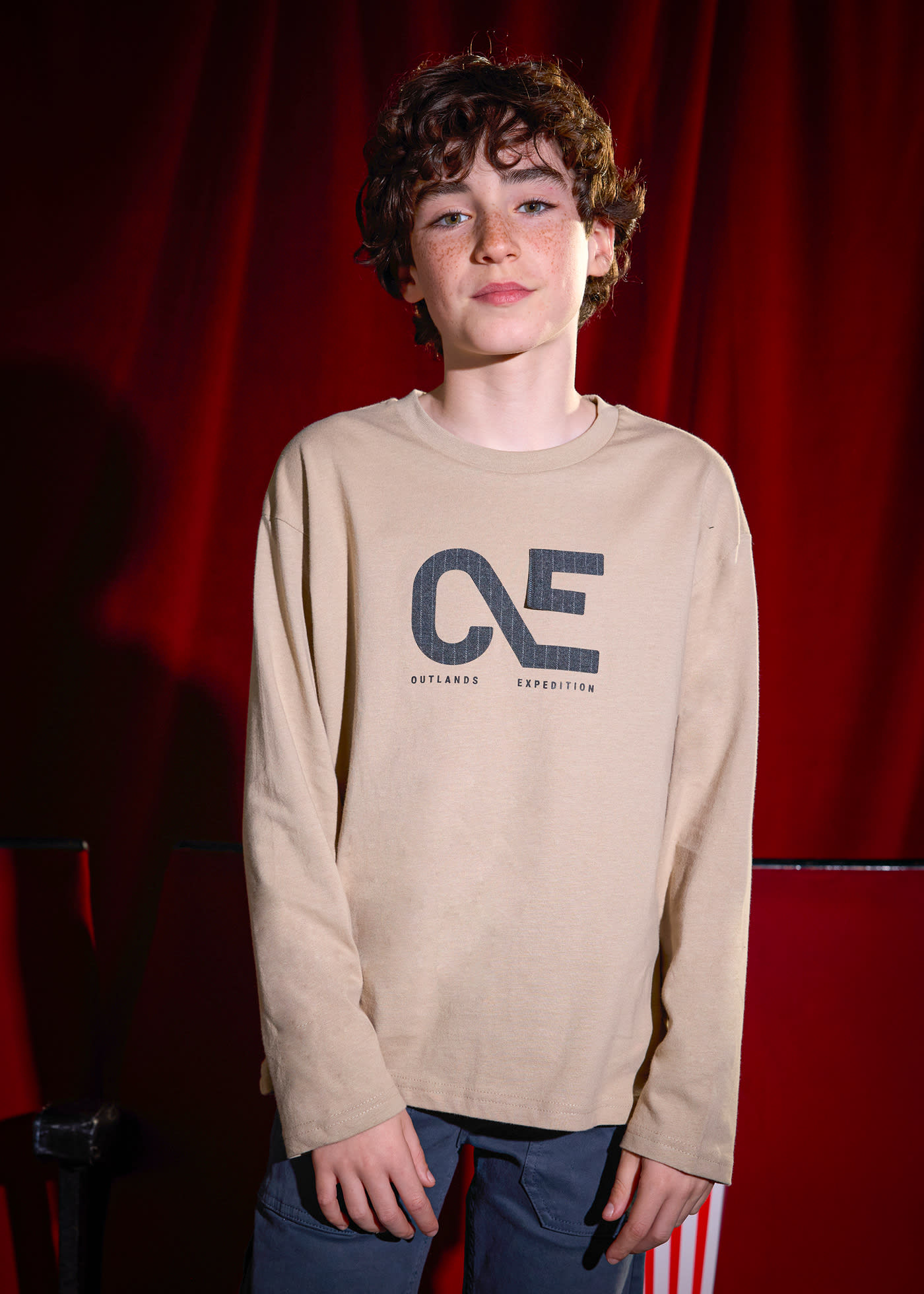 Boys embossed T-shirt
