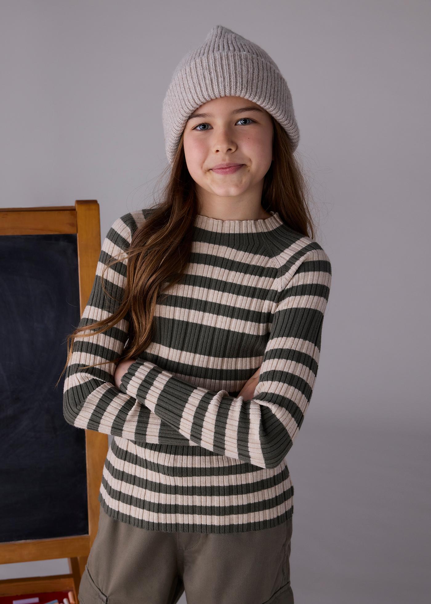 Jersey semicisne tricot chica